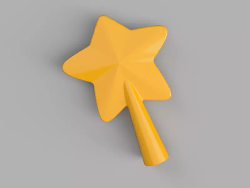 Christmas Tree Star Free 3D print model_0