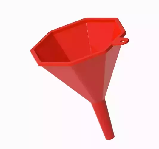 Octagonal Funnel 3D print model