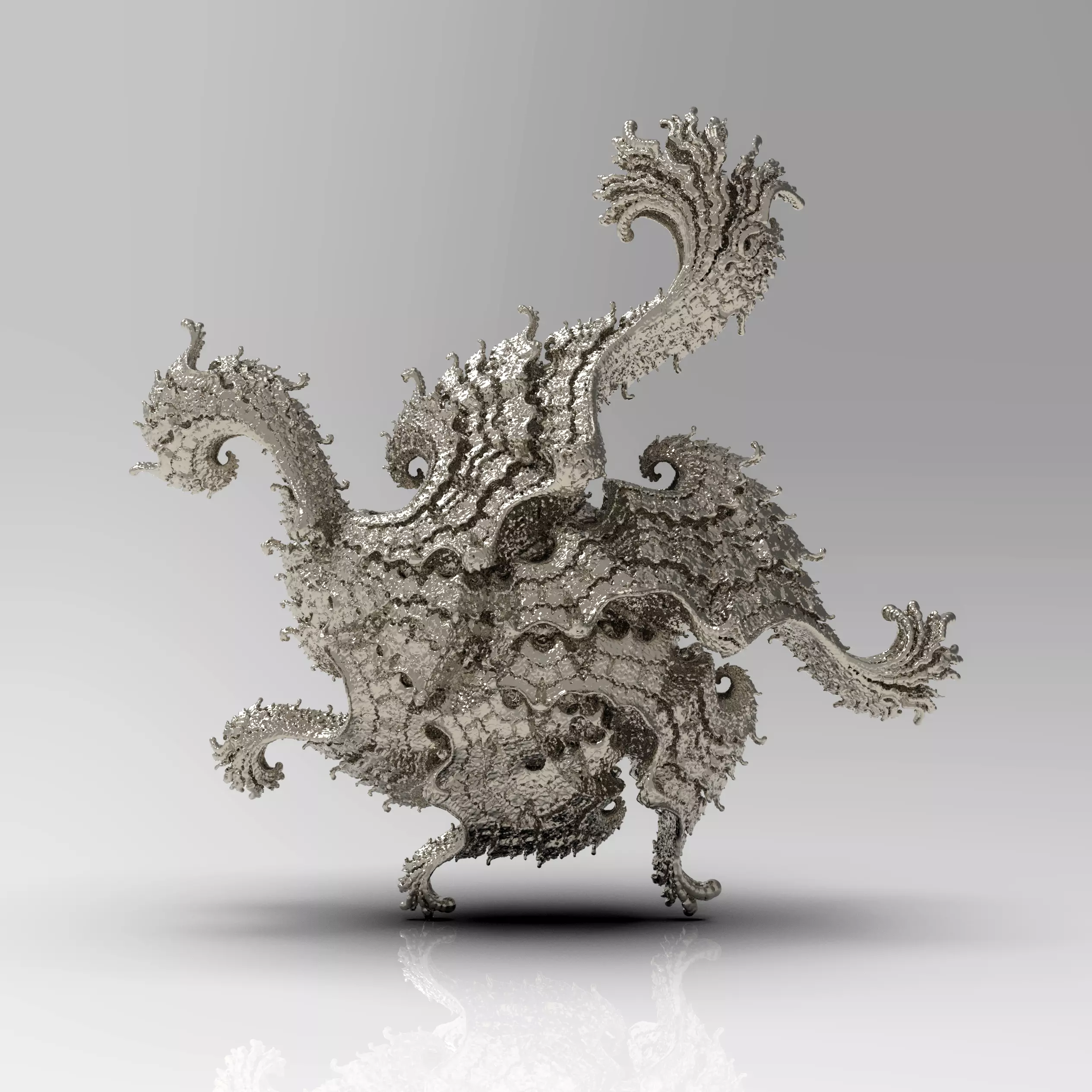 Fractal - Kleinian shape 3D print model_0