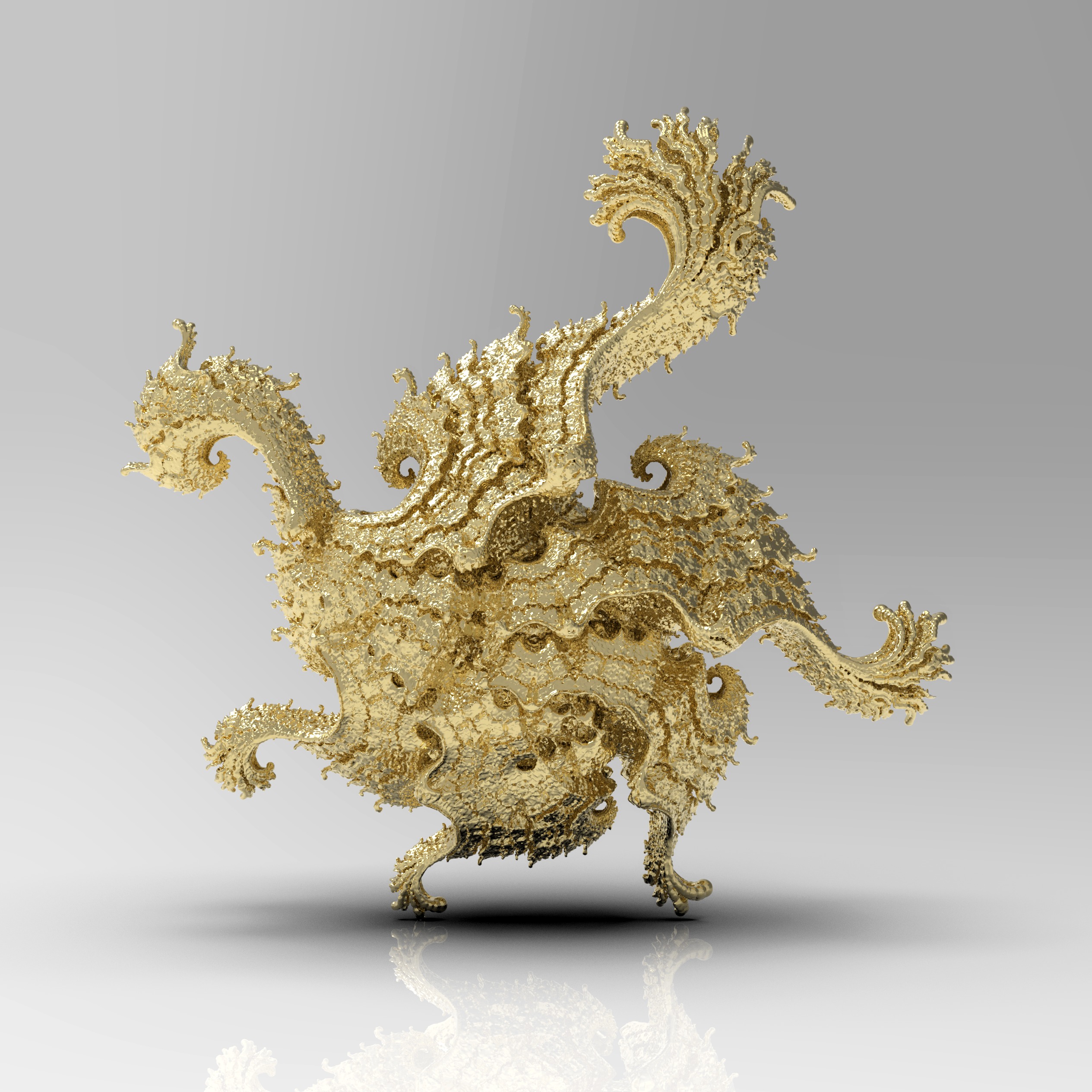 Fractal - Kleinian shape 3D print model_1