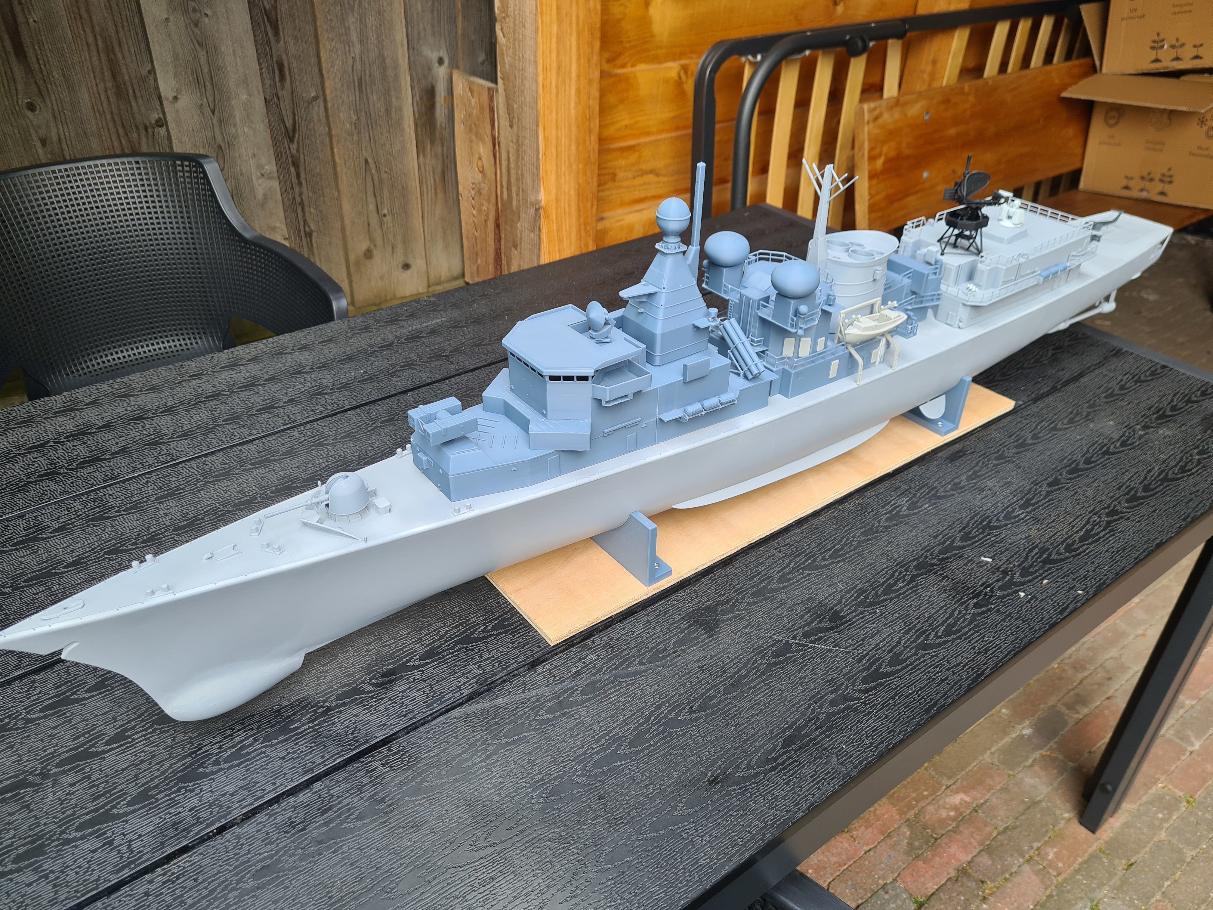 Kortenaer Class Frigate Dutch navy for RC 1-100 scale 3D print model_7