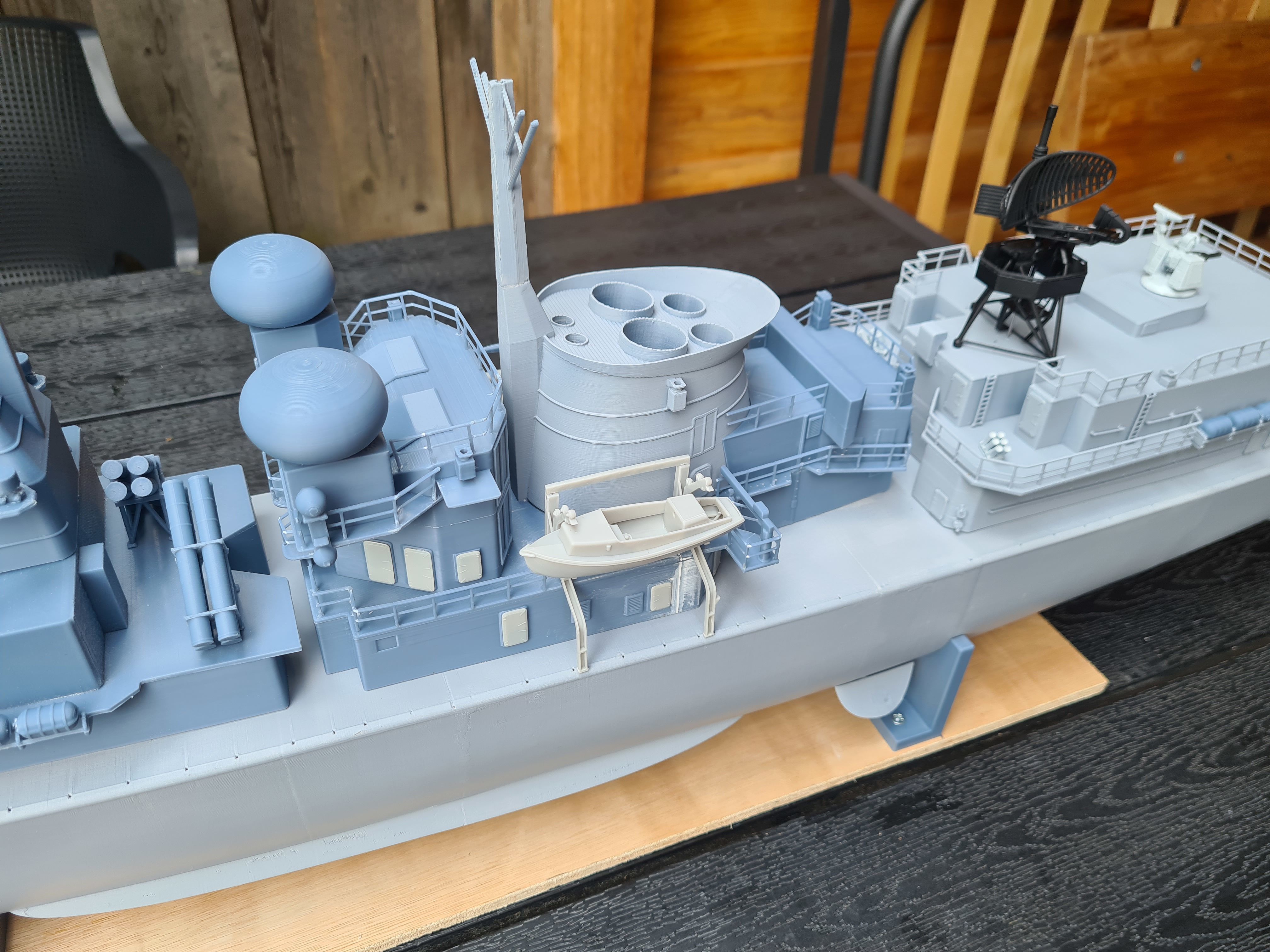 Kortenaer Class Frigate Dutch navy for RC 1-100 scale 3D print model_9