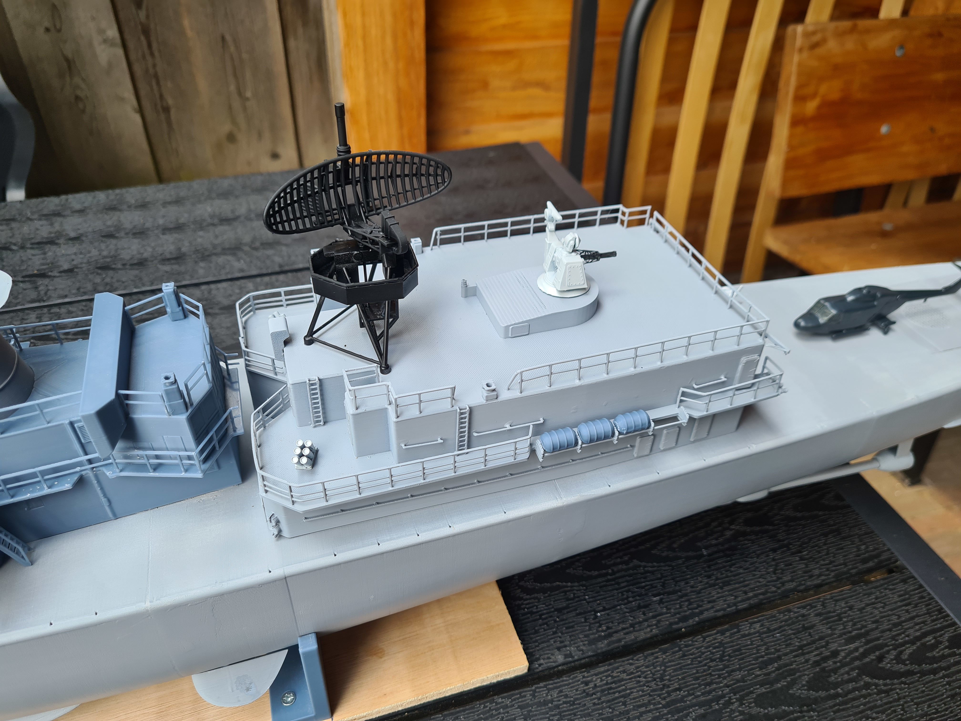 Kortenaer Class Frigate Dutch navy for RC 1-100 scale 3D print model_10