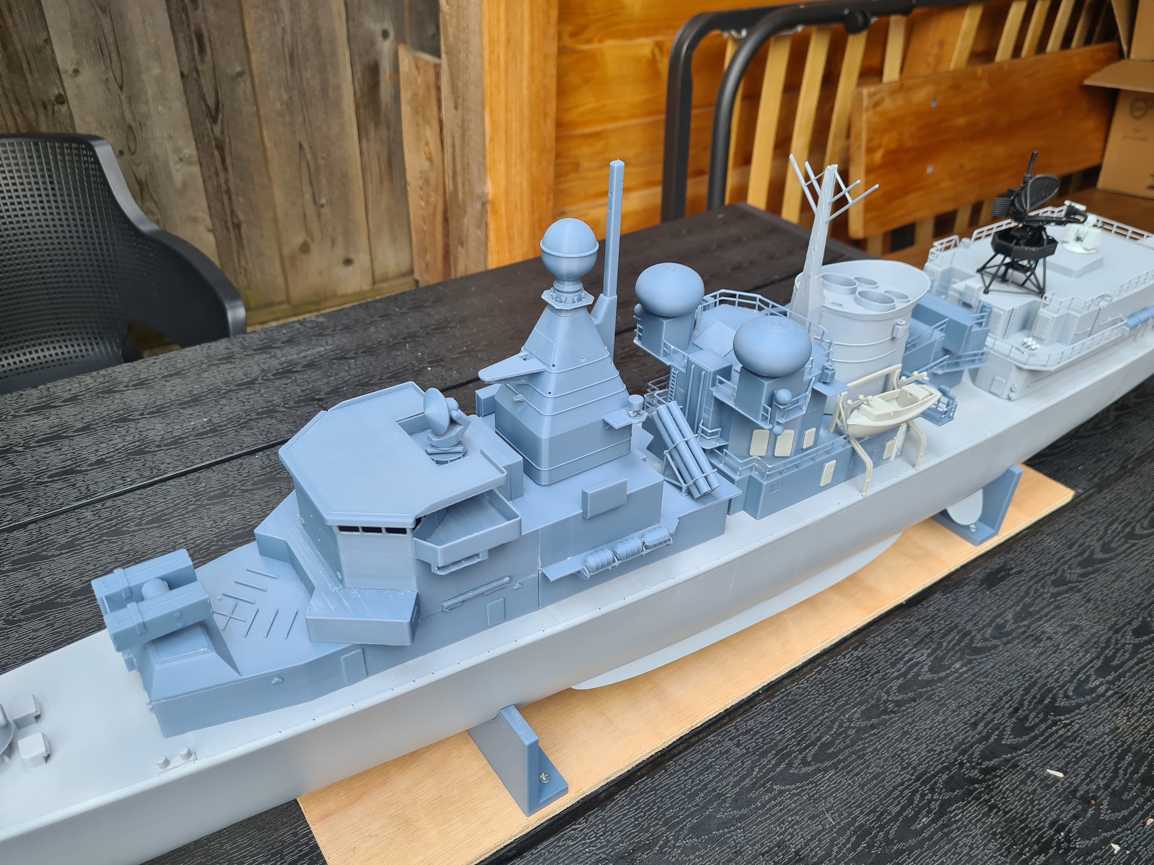 Kortenaer Class Frigate Dutch navy for RC 1-100 scale 3D print model_8