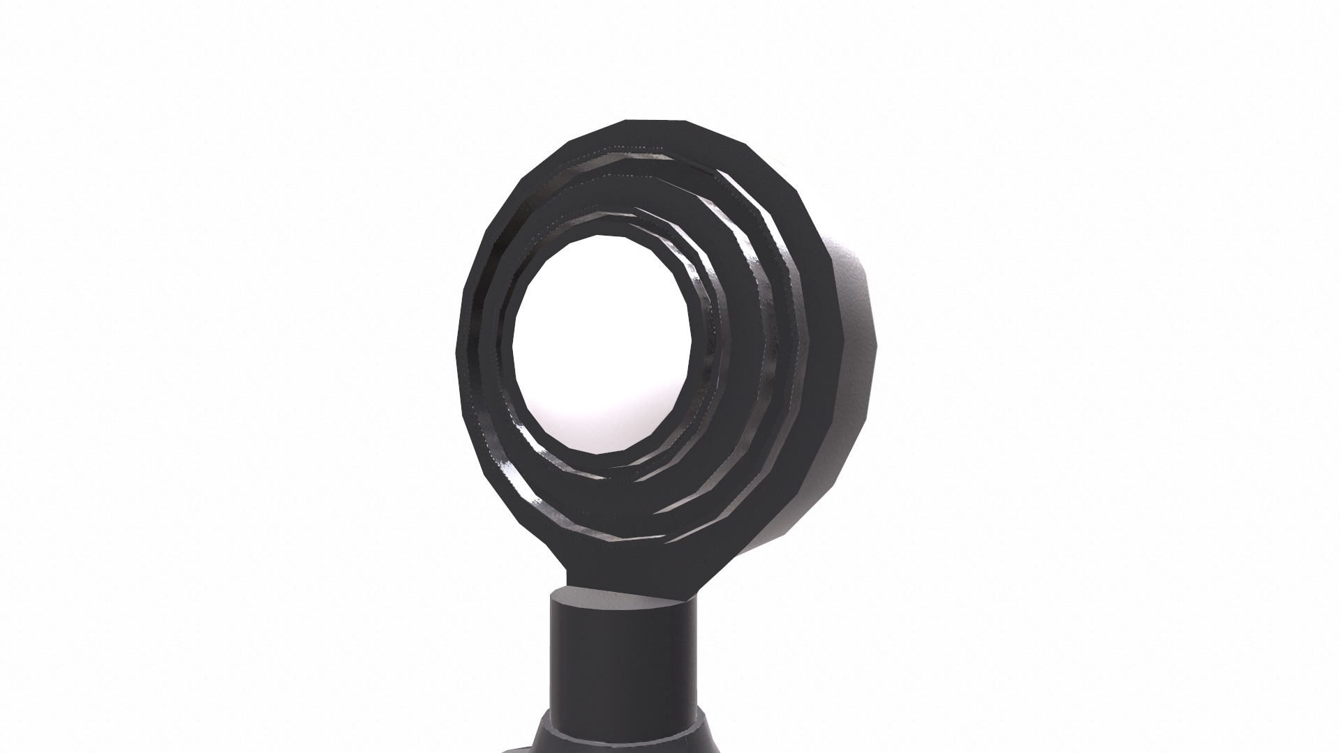 Light Lux Level Meter Low Poly Low-poly 3D model_7