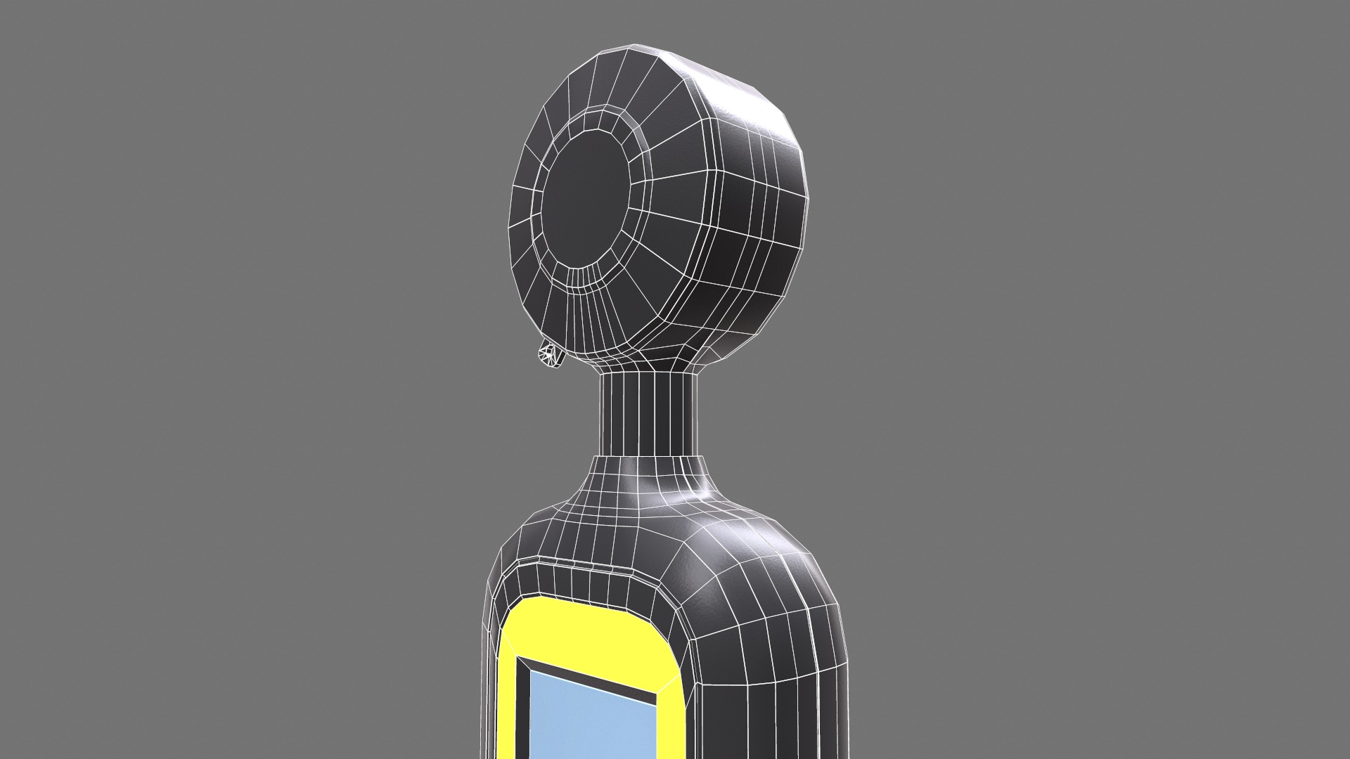 Light Lux Level Meter Low Poly Low-poly 3D model_18