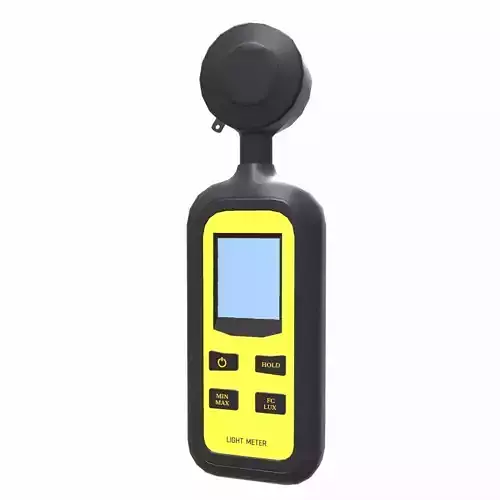 Light Lux Level Meter Low Poly