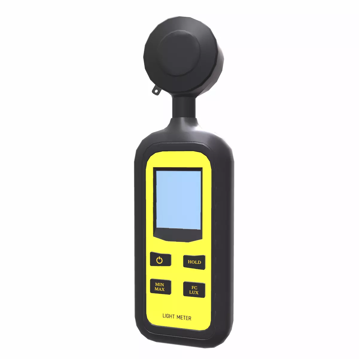 Light Lux Level Meter Low Poly Low-poly 3D model_0