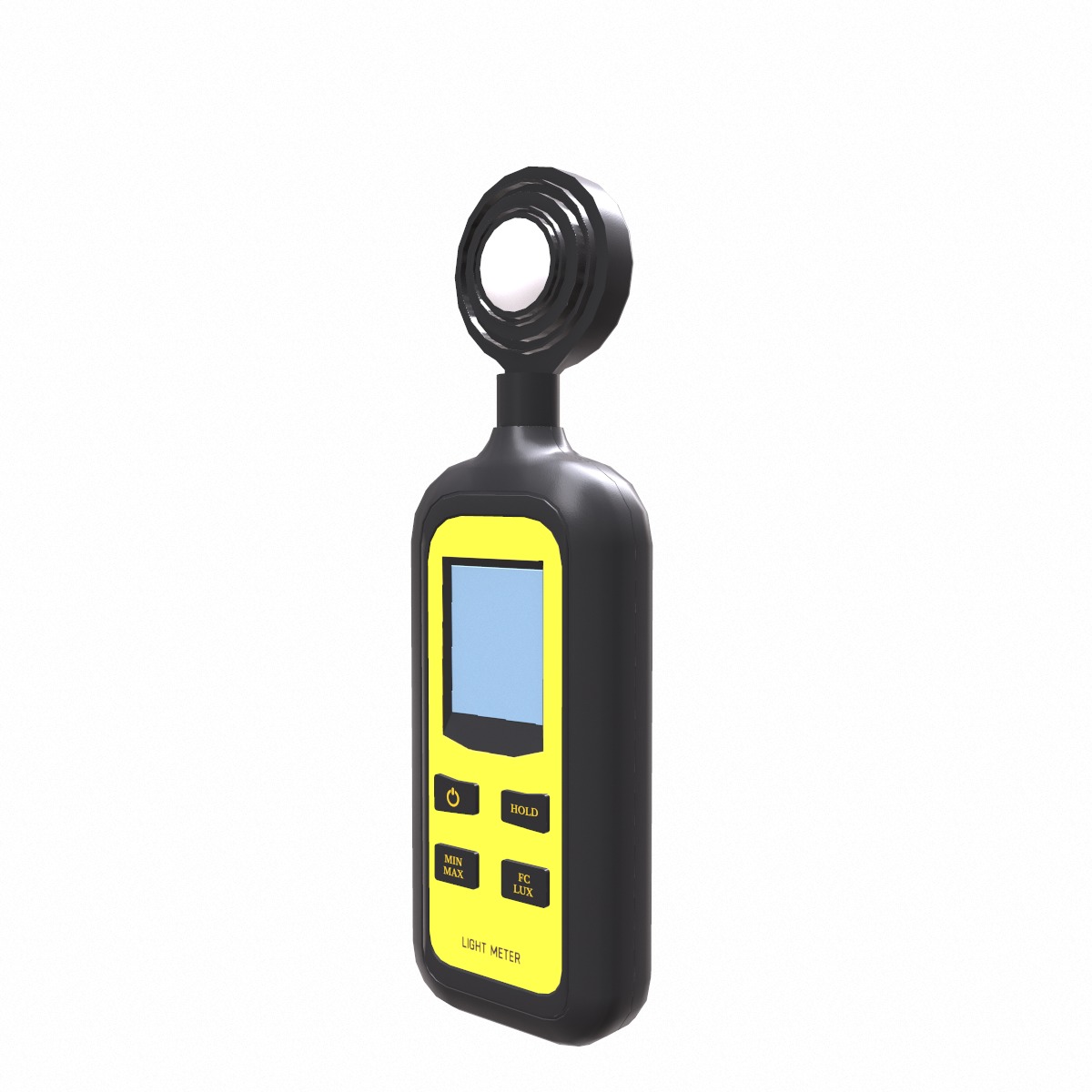 Light Lux Level Meter Low Poly Low-poly 3D model_1
