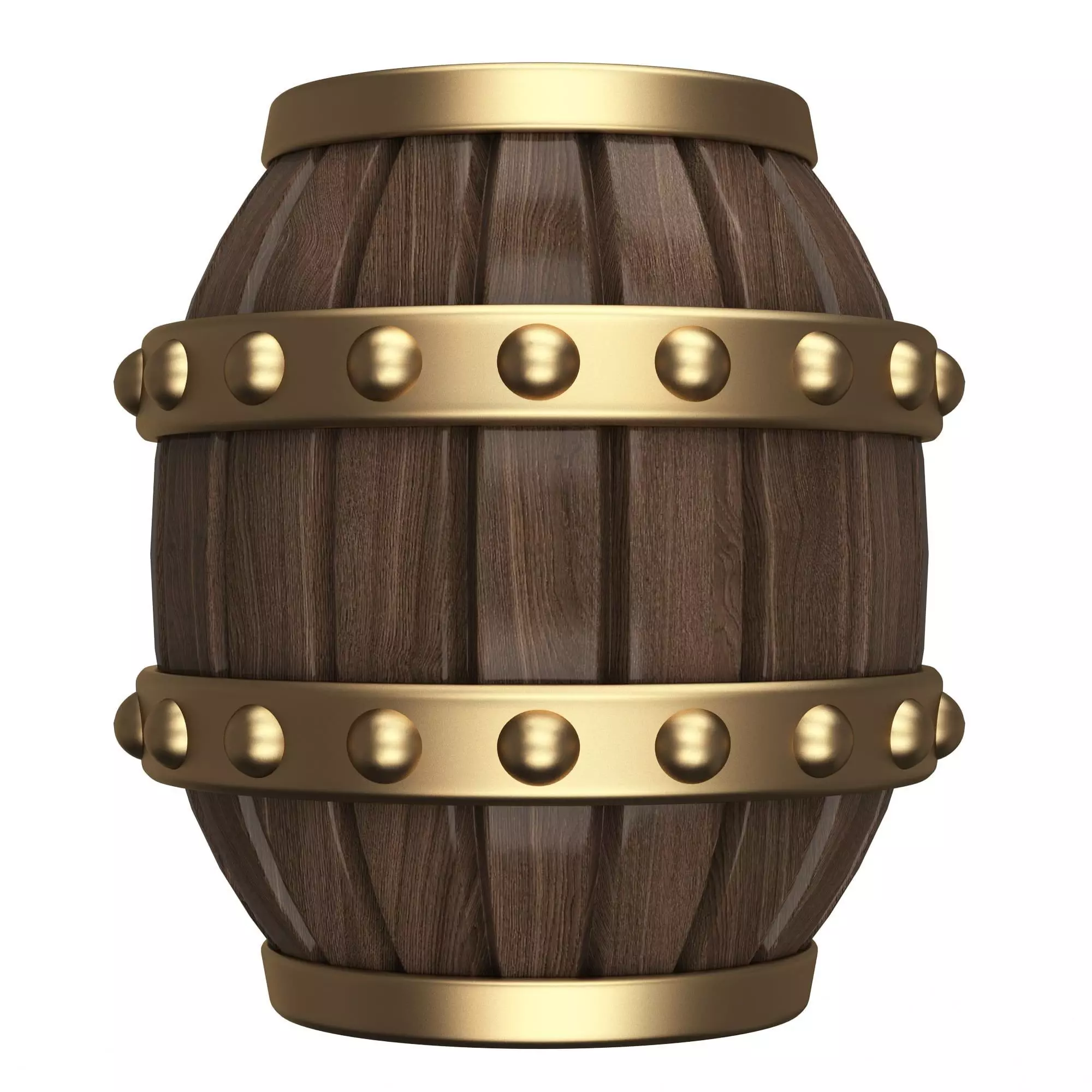 Barrel Low-poly 3D model