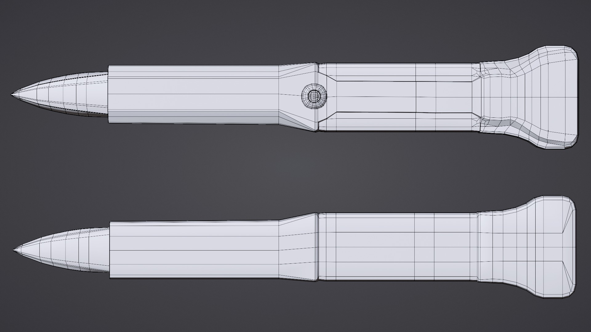 Futuristic Medical Knife Scalpel Weapon Game Ready Lab Tool 3D model_10