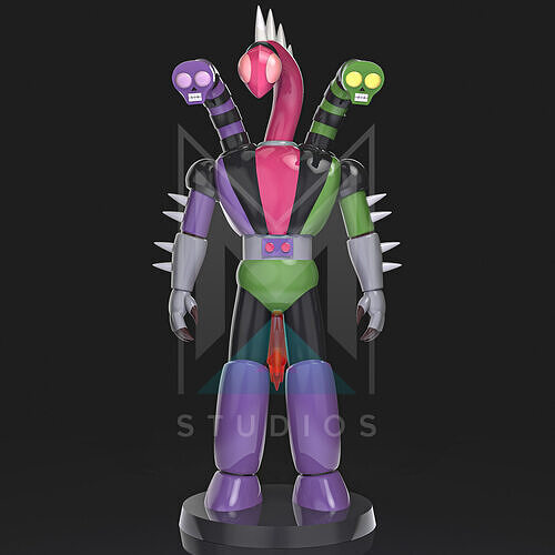 Gelbros j3 Mazinger Z 3D print model