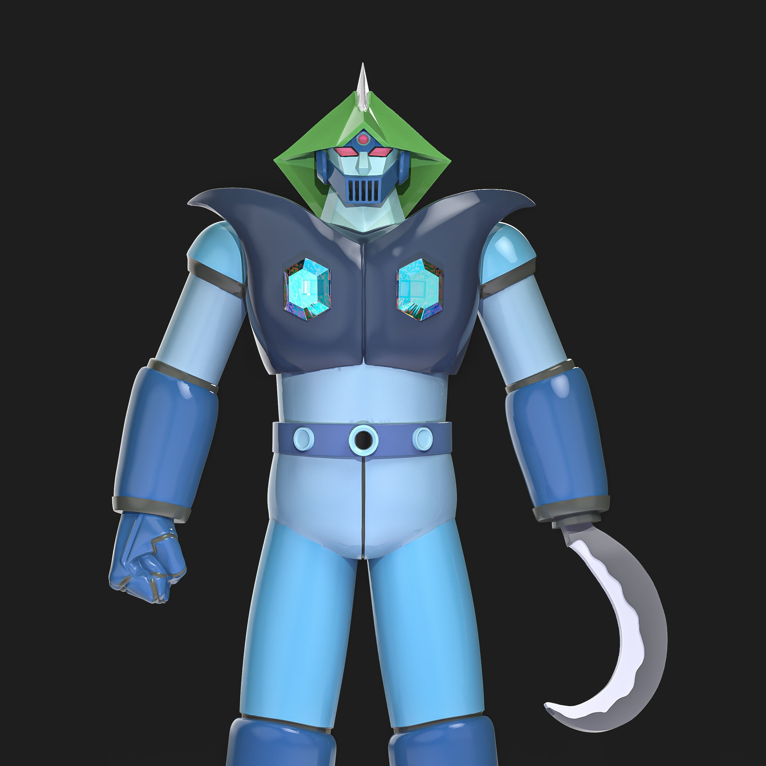 Brutus M3 Mazinger Z 3D print model_4