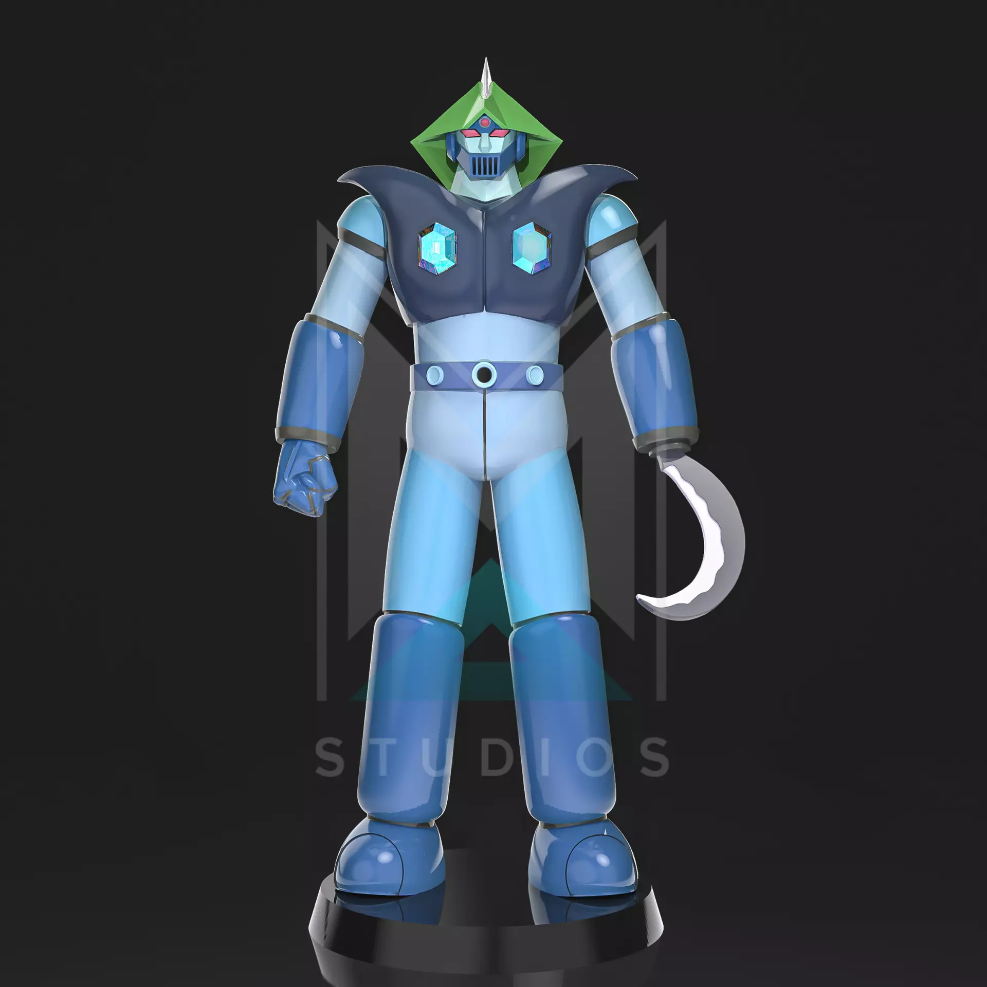 Brutus M3 Mazinger Z 3D print model_0