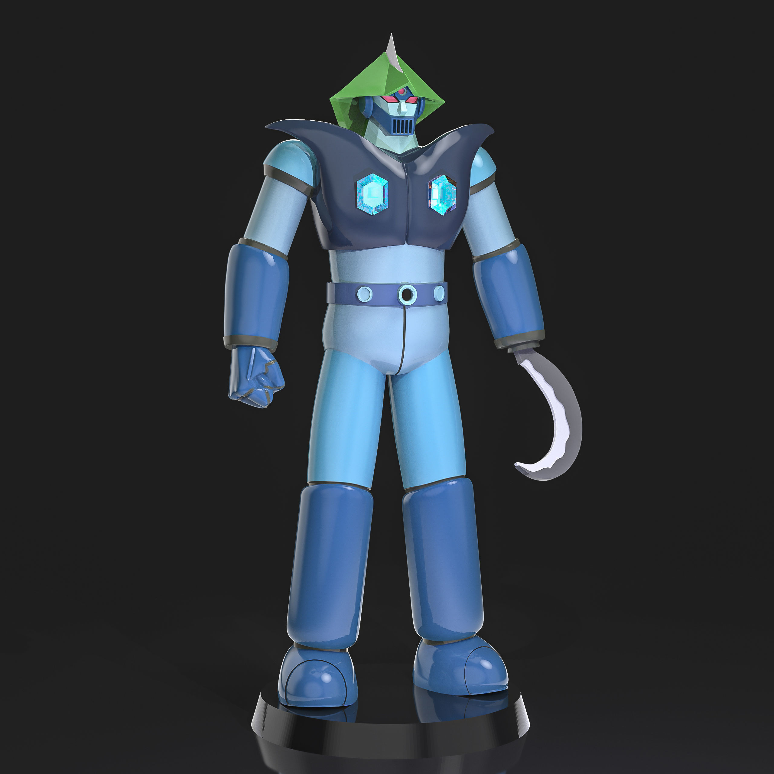 Brutus M3 Mazinger Z 3D print model_2