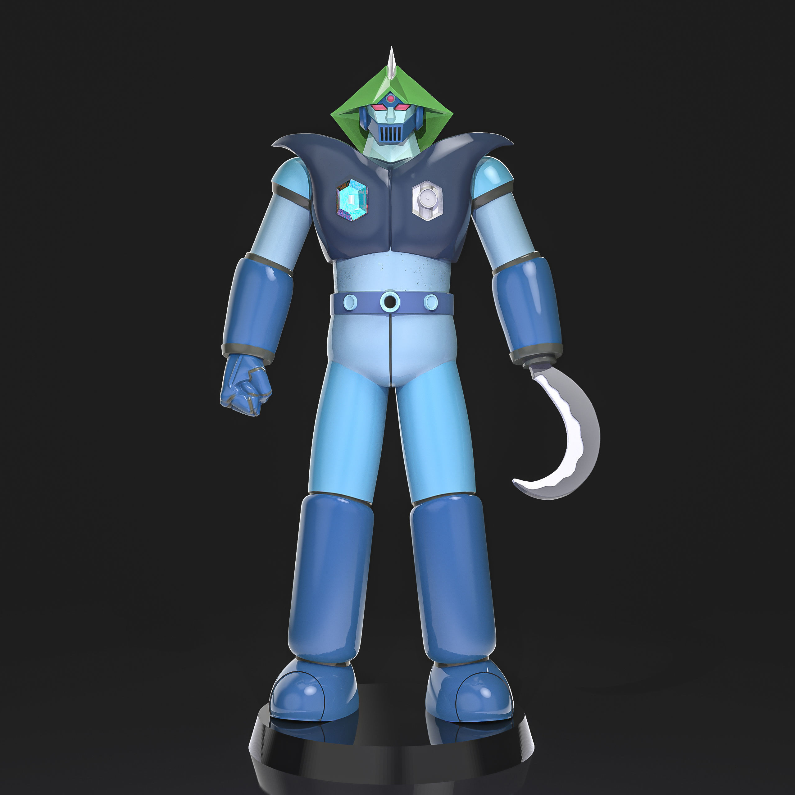 Brutus M3 Mazinger Z 3D print model_1