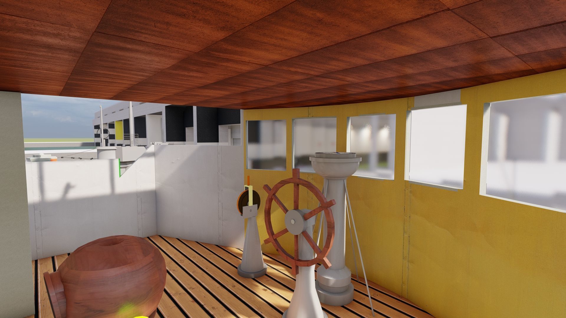 U-Boat base at La Pallice France 3D model_11