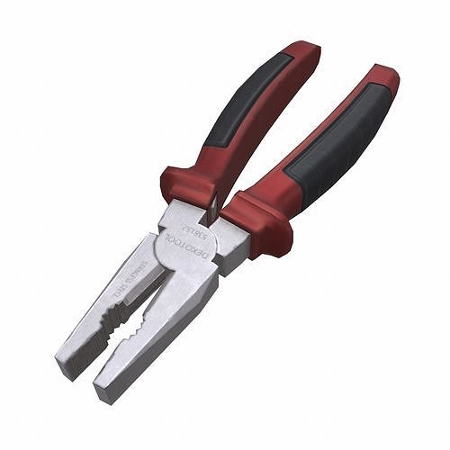 Pilash Plier Tool Low Poly Low-poly 3D model