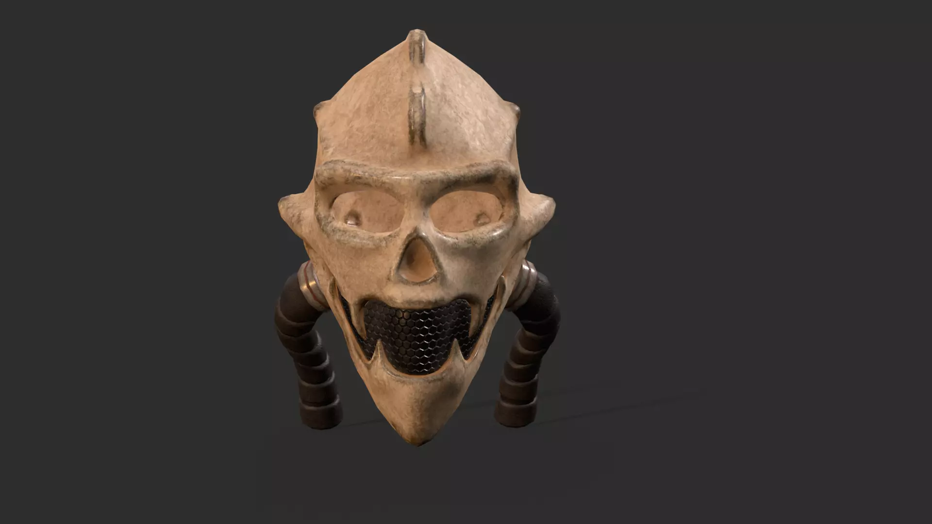 Renegade Skull Helmet Low-poly 3D model