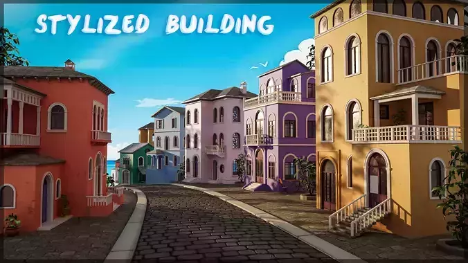 Stylized Building-Vol02