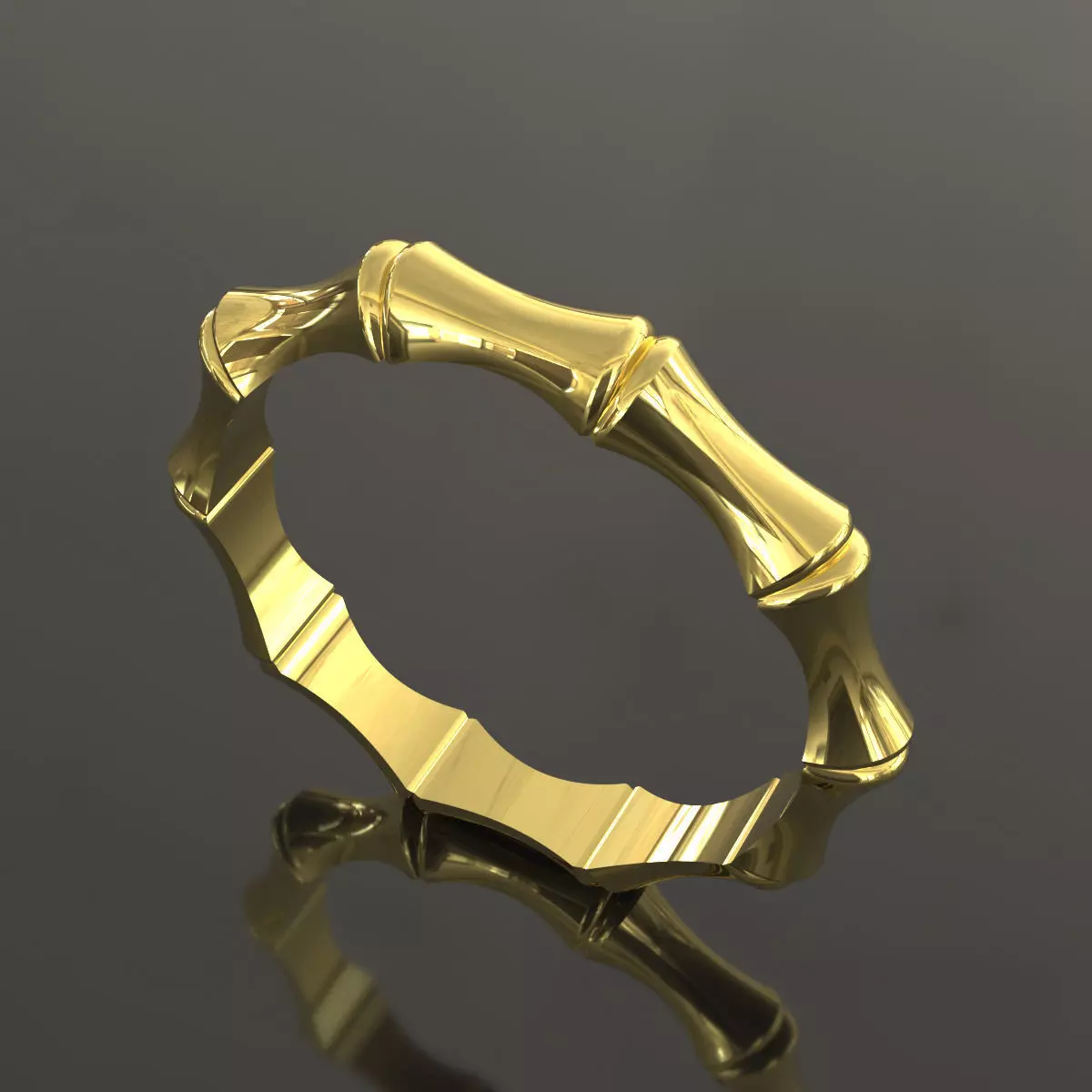 bone eternity ring 3D print model_0