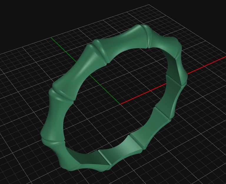 bone eternity ring 3D print model_3