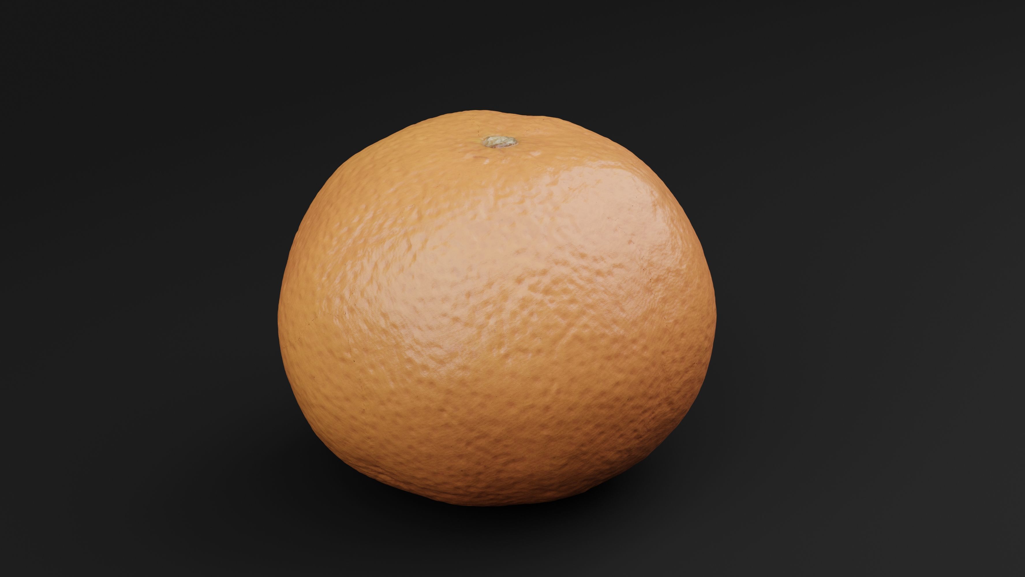Mandarin Orange 3D model_1