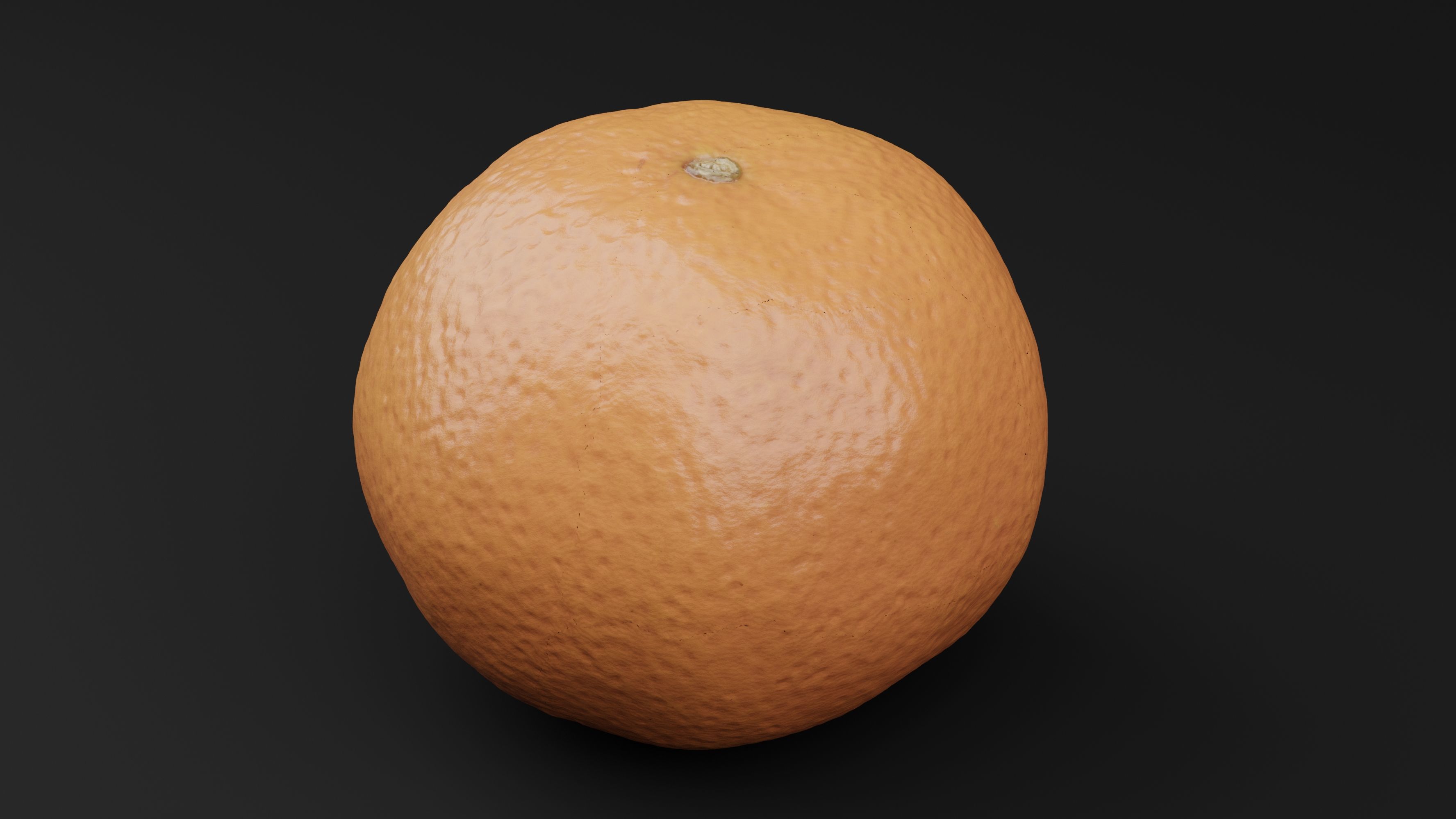 Mandarin Orange 3D model_4
