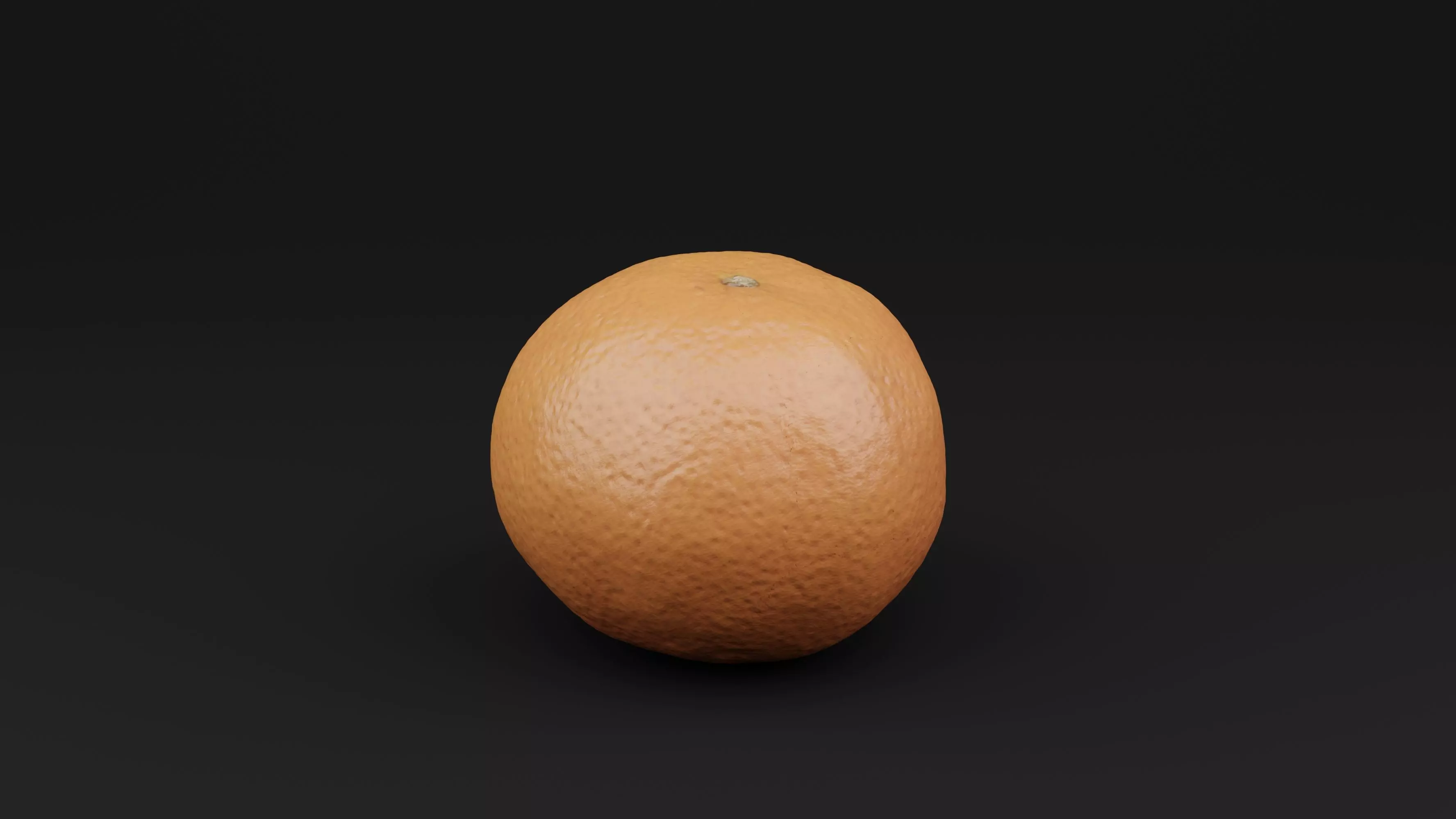 Mandarin Orange 3D model_0