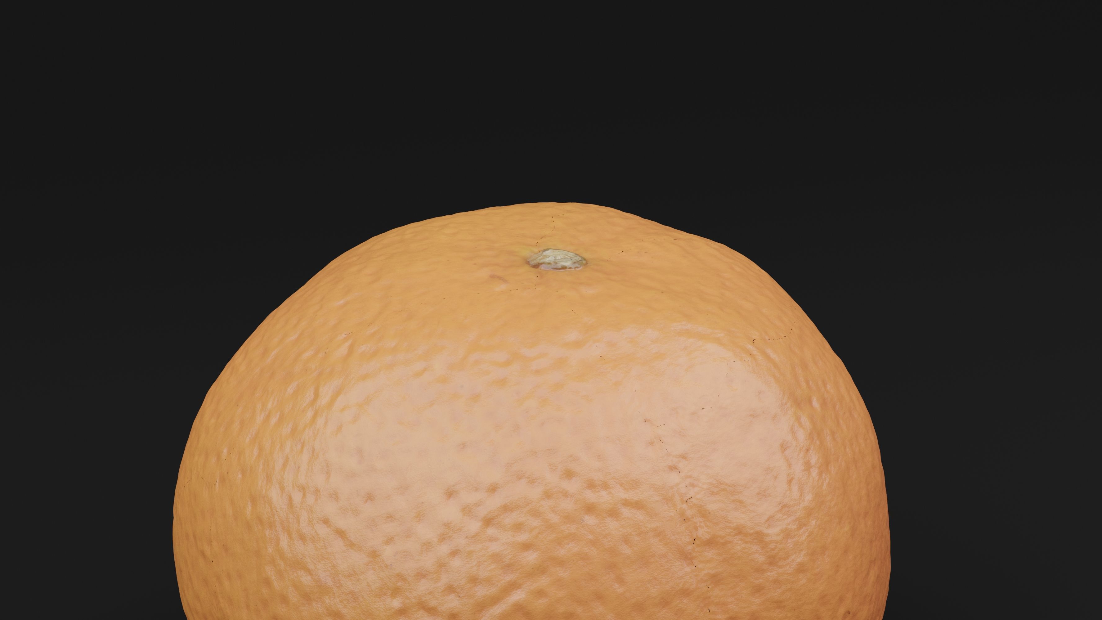 Mandarin Orange 3D model_2