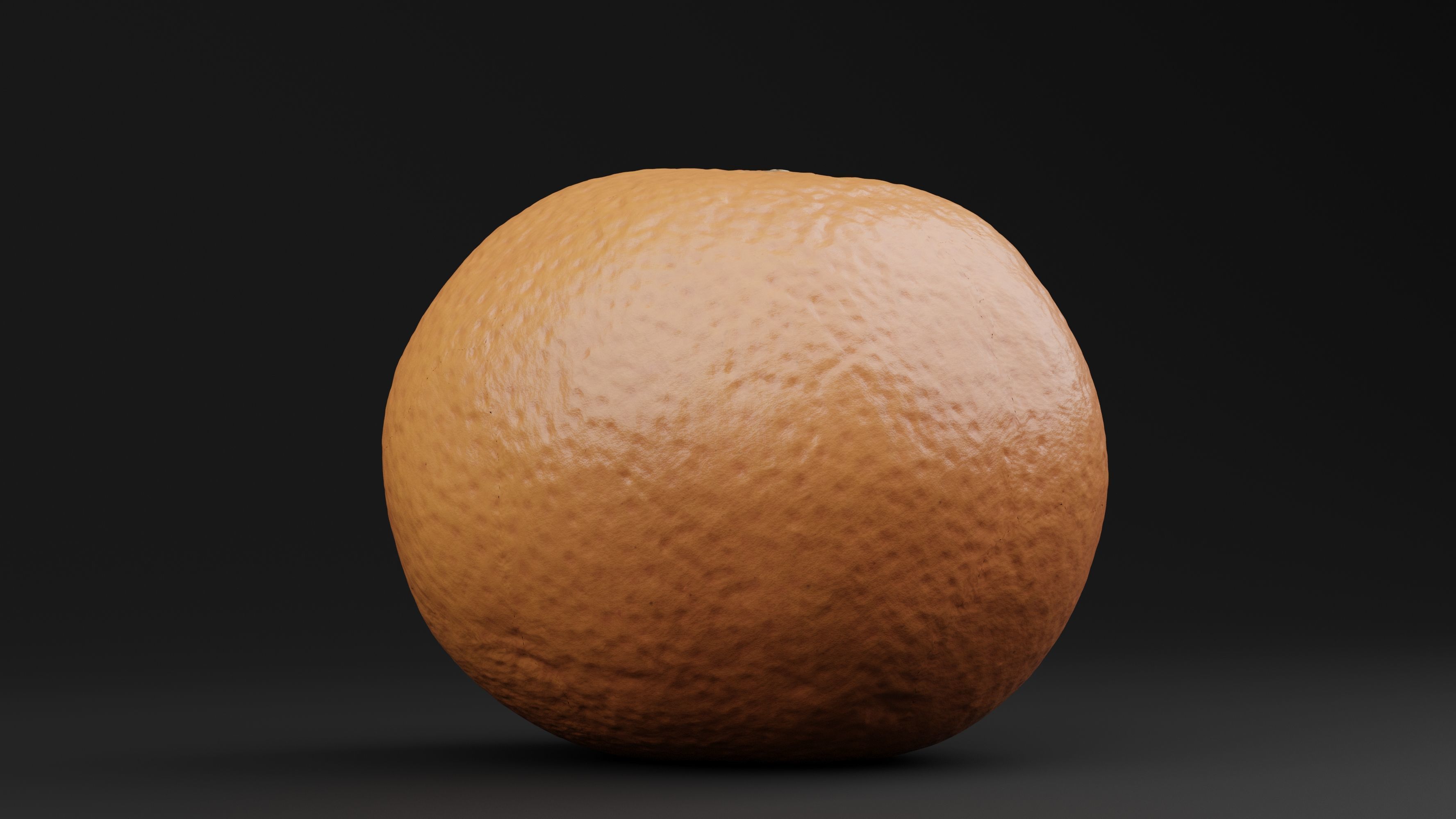 Mandarin Orange 3D model_3