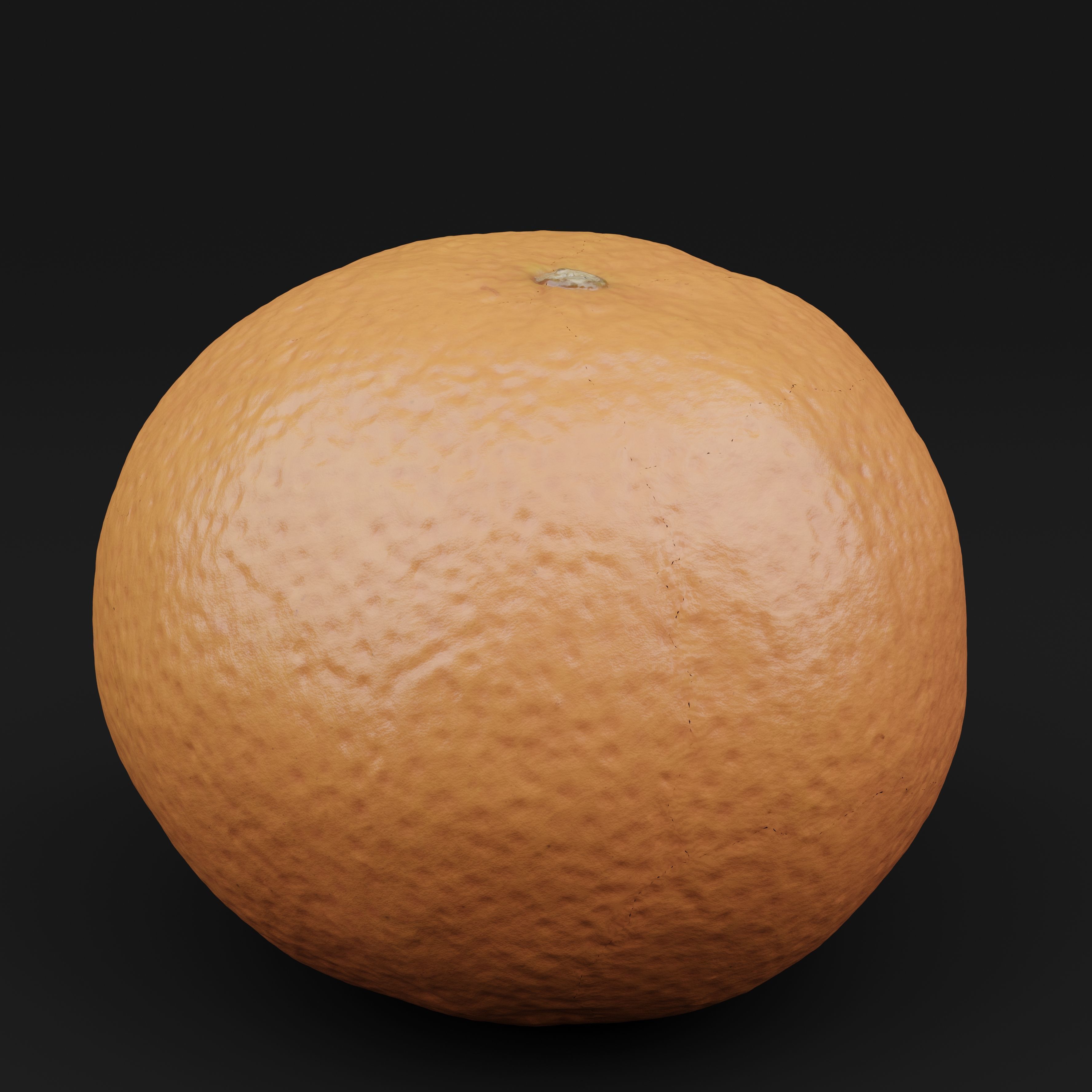 Mandarin Orange 3D model_5