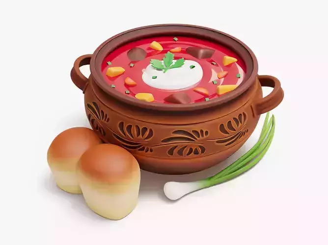 Stylized Ukraine Borsch