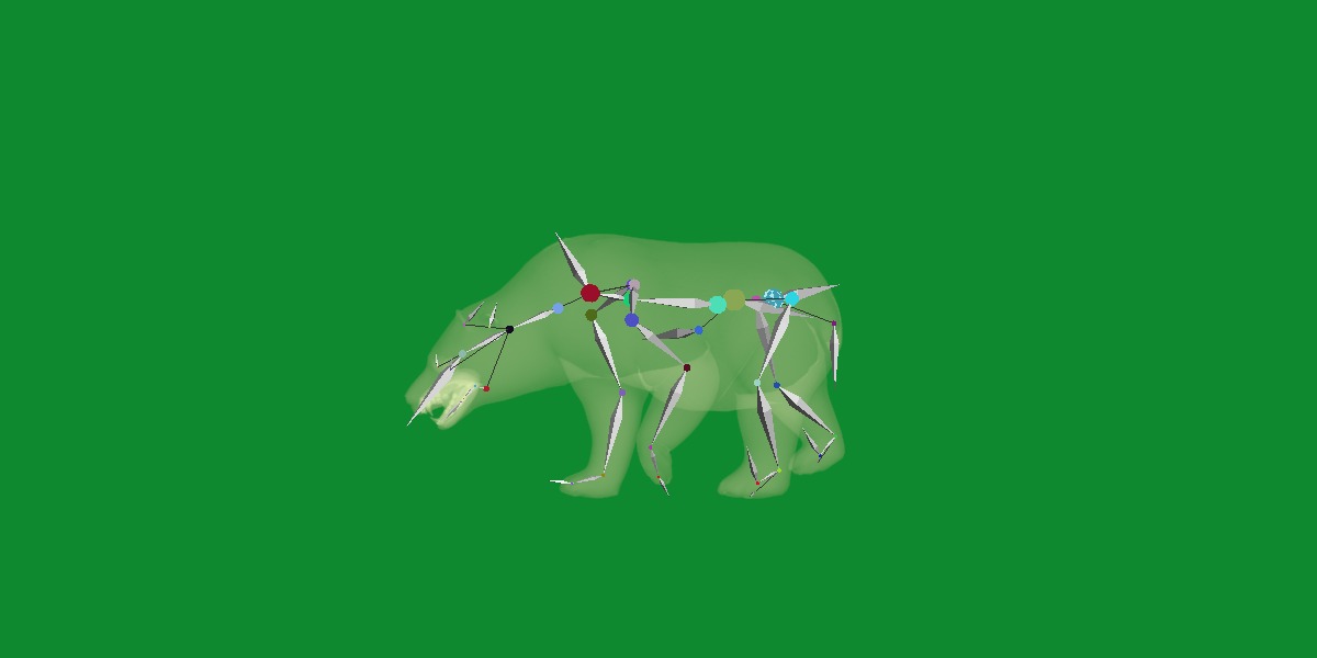 Polar Bear Low-poly 3D model_22