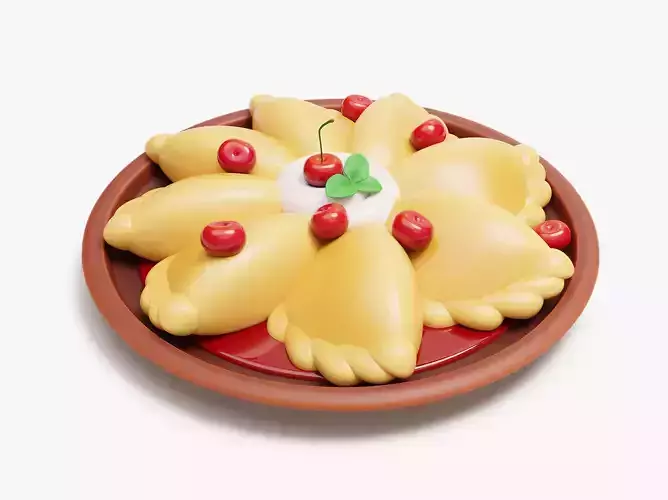 Stylized Ukraine Dumplings - Varenyky