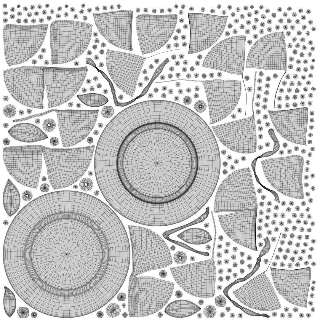 Stylized Sweet Pancakes 3D model_4