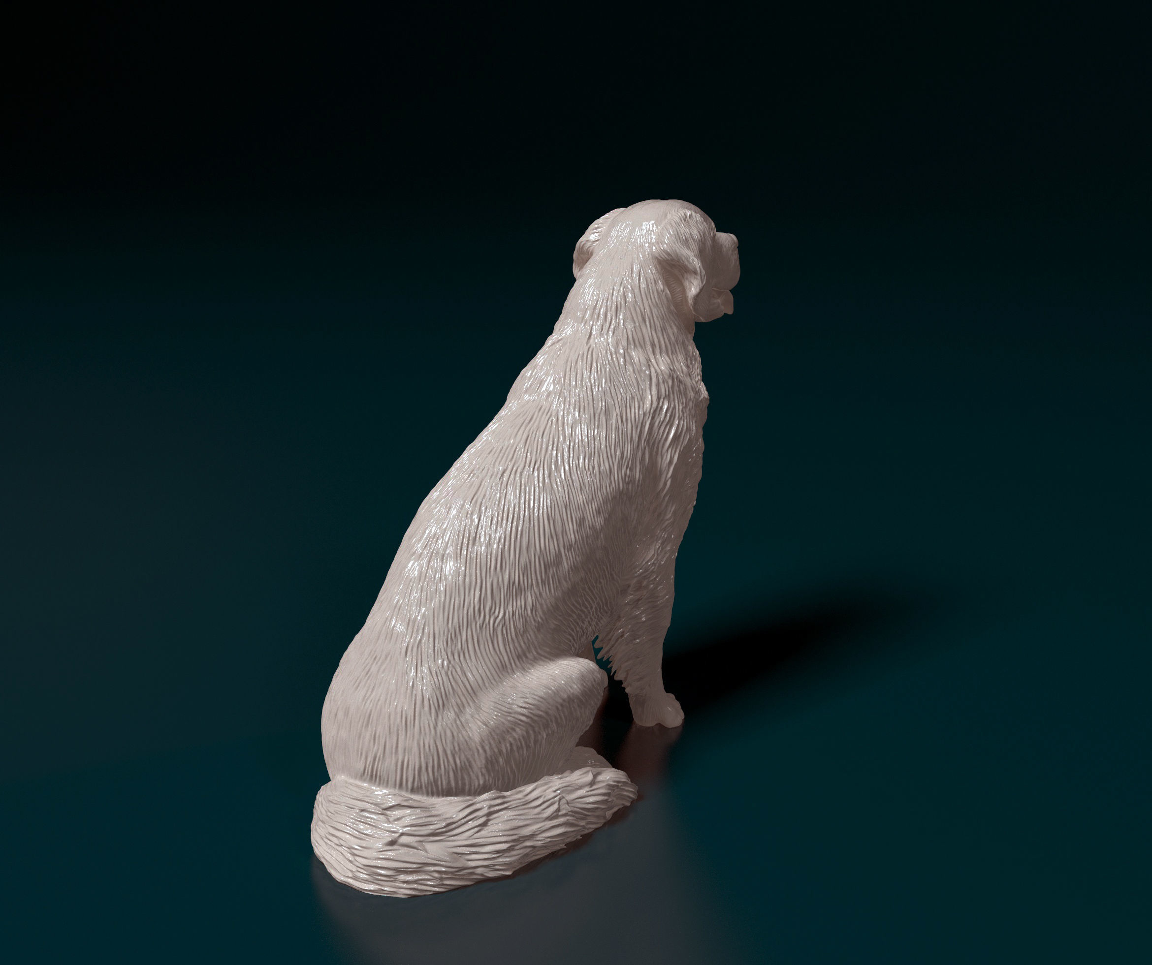 Golden Retriever 3D print model_2