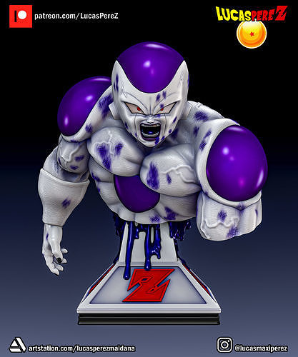 FREEZER NAMEK BUSTO 3D print model