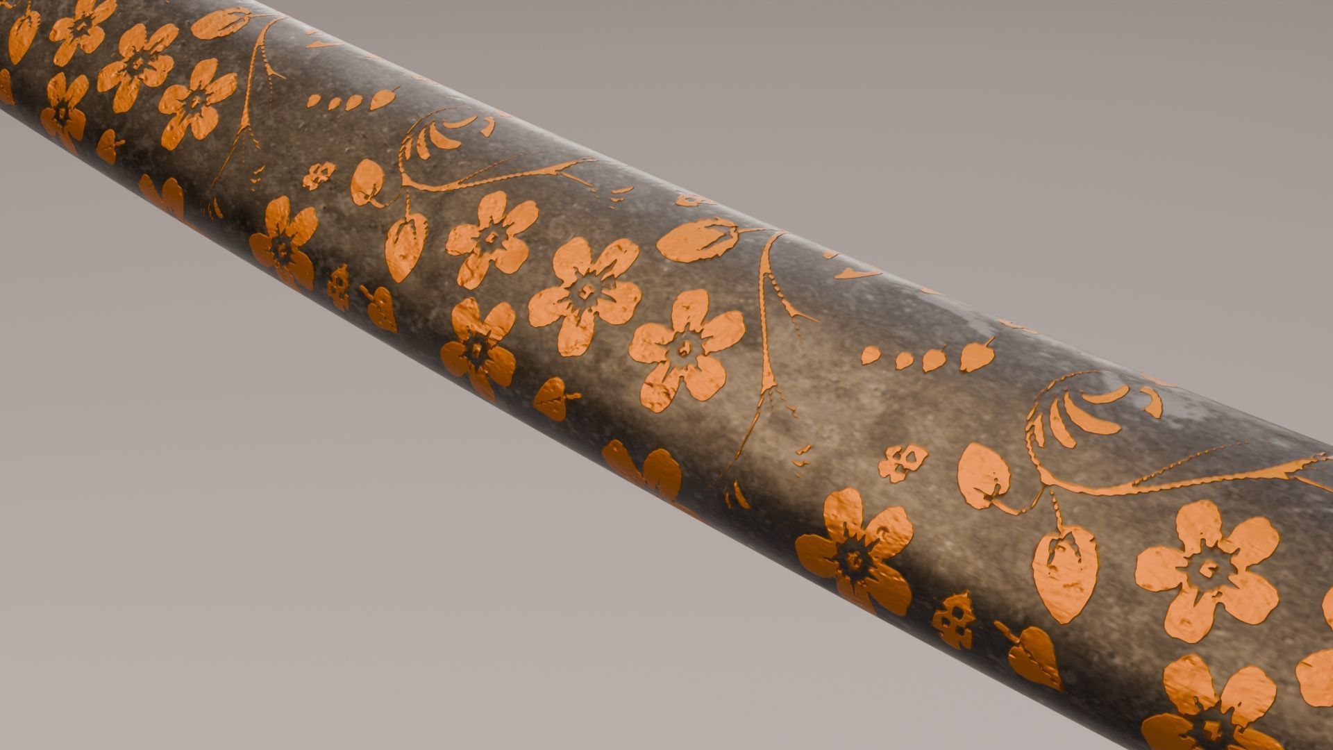 Japanese Katana 3D model_4