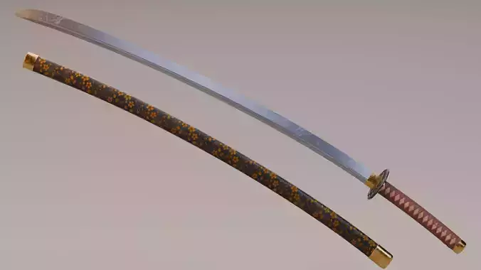 Japanese Katana 3D model
