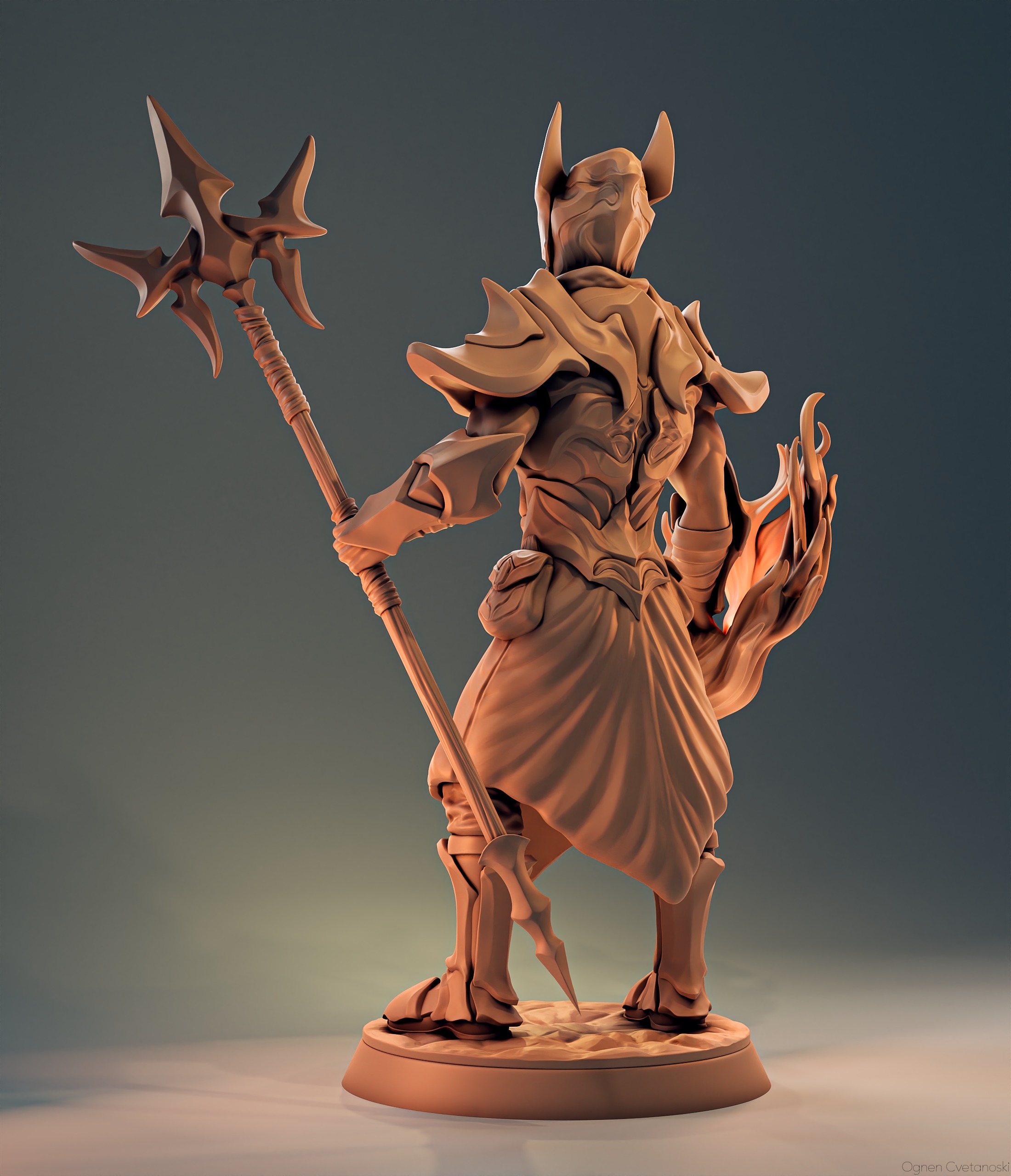 3D Print Tabletop Sculpture - Ember Sanctifier 3D print model_3