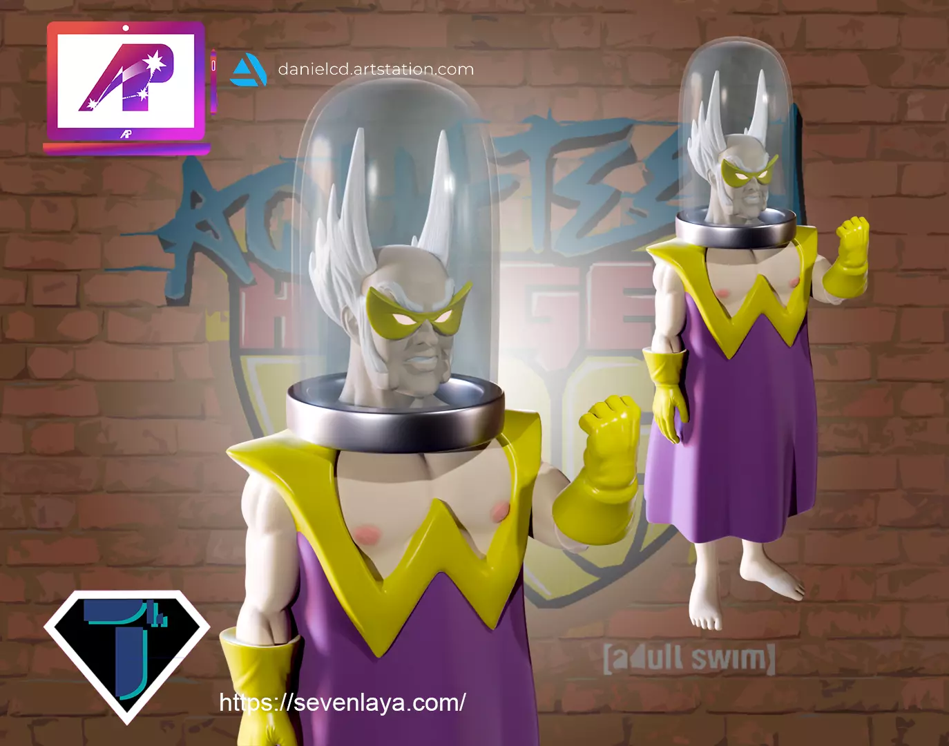 Aquateen Dr Weird 3D print model_0