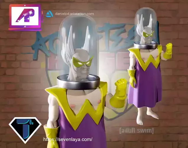 Aquateen Dr Weird 3D print model