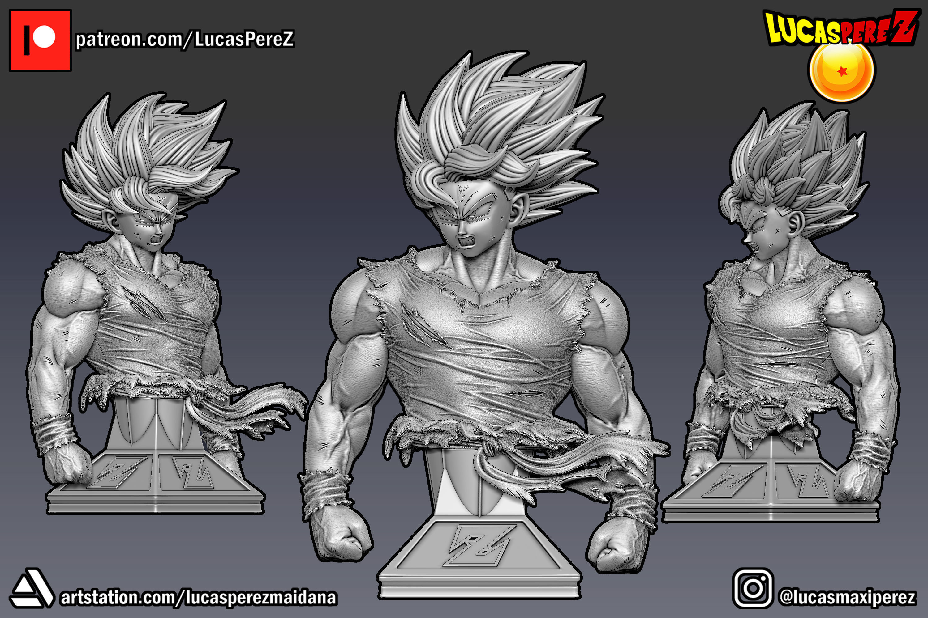 GOKU NAMEK  3D print model_40