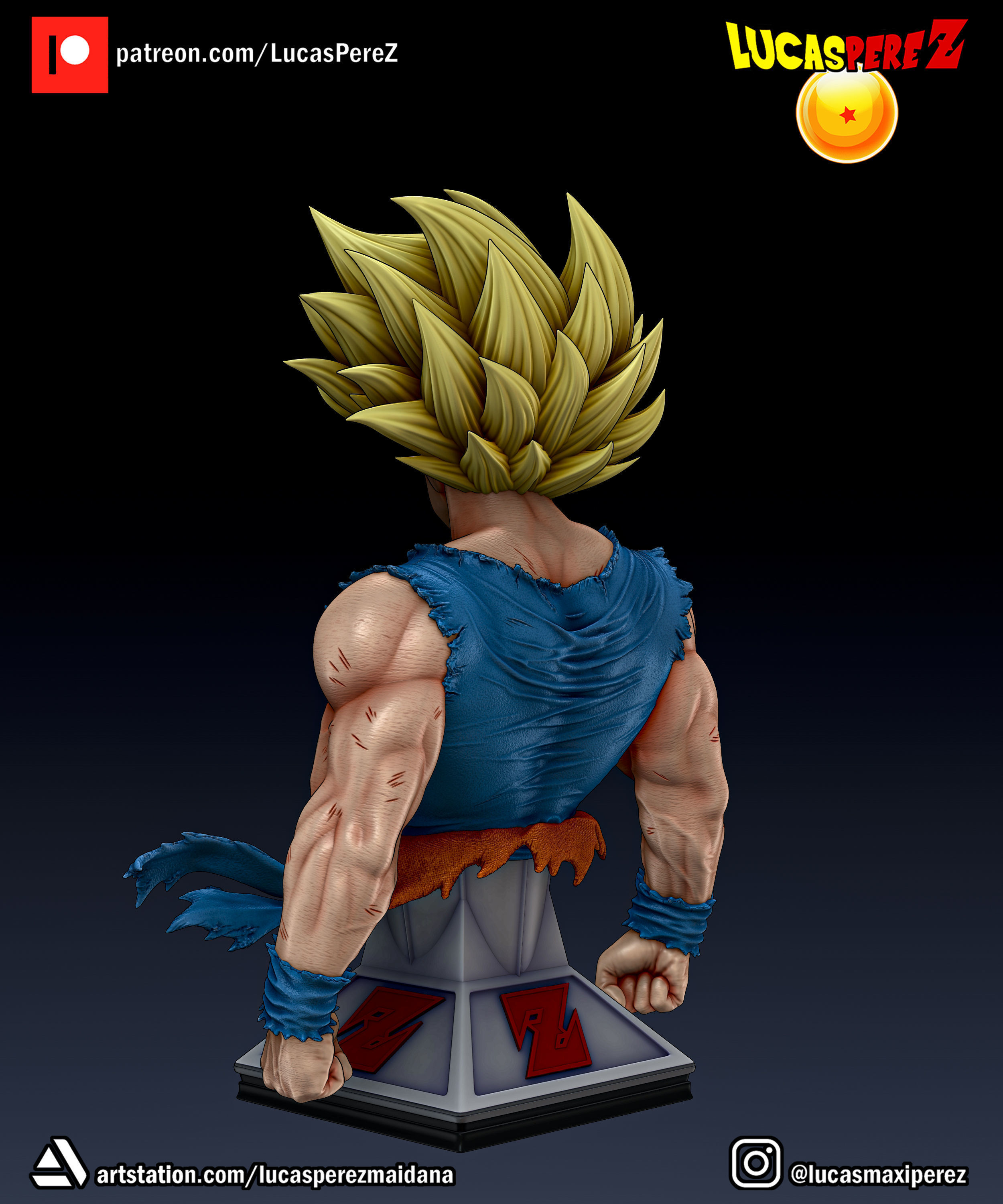 GOKU NAMEK  3D print model_29
