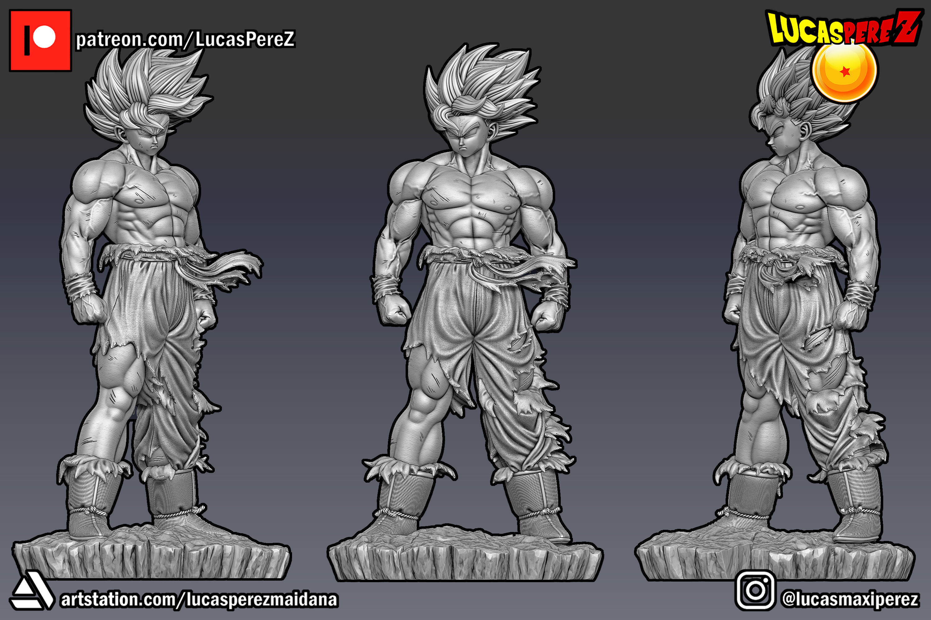 GOKU NAMEK  3D print model_37