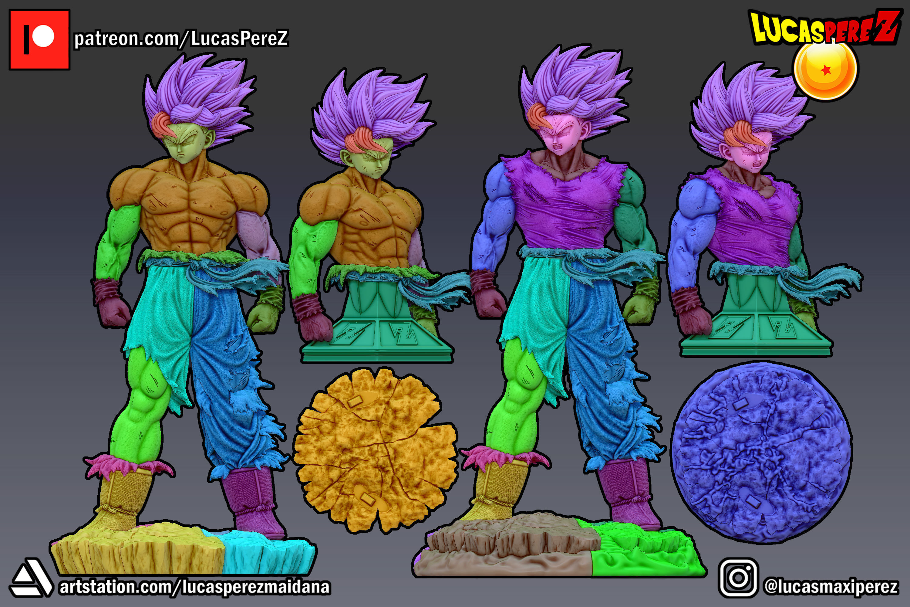 GOKU NAMEK  3D print model_35