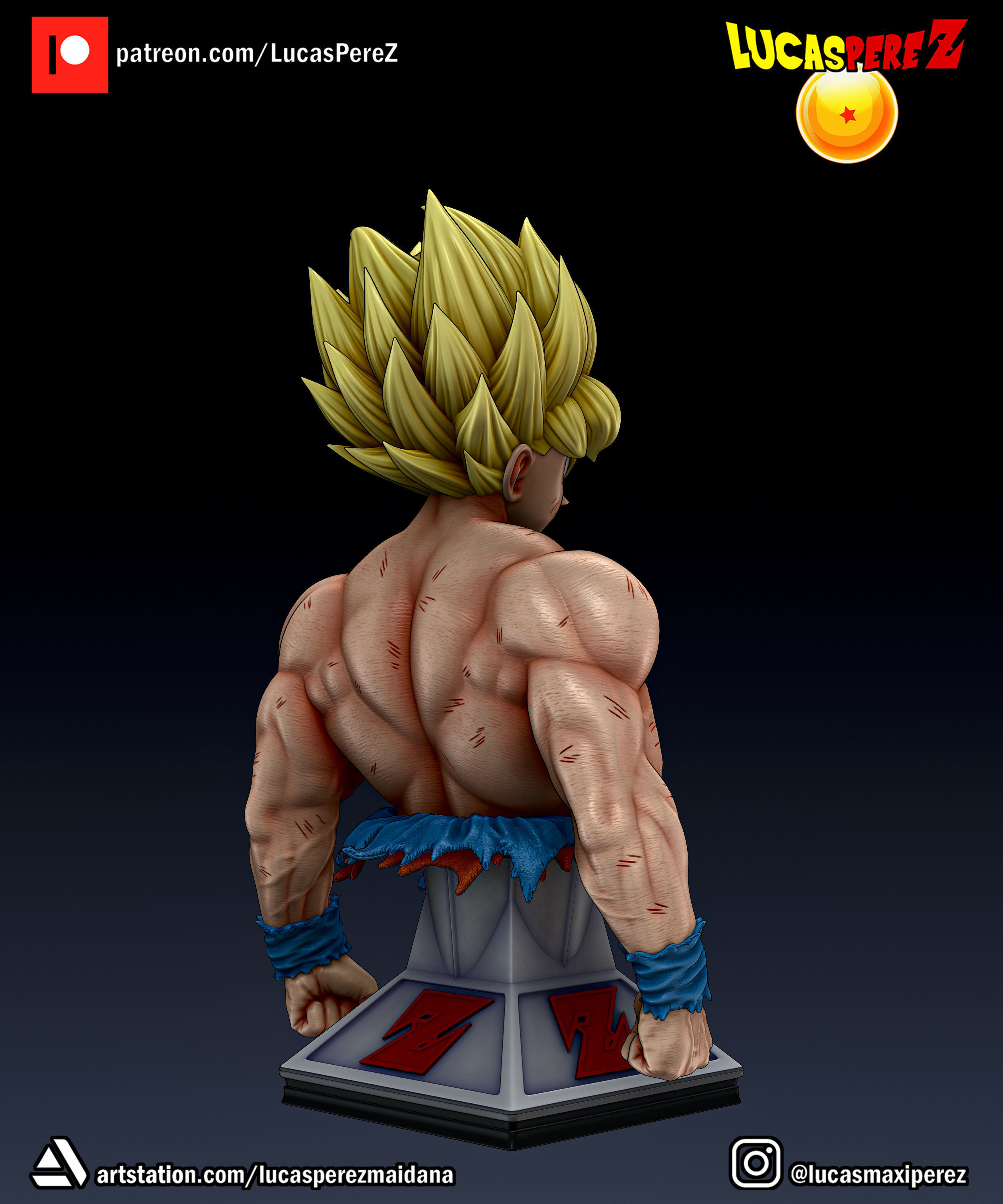 GOKU NAMEK  3D print model_23