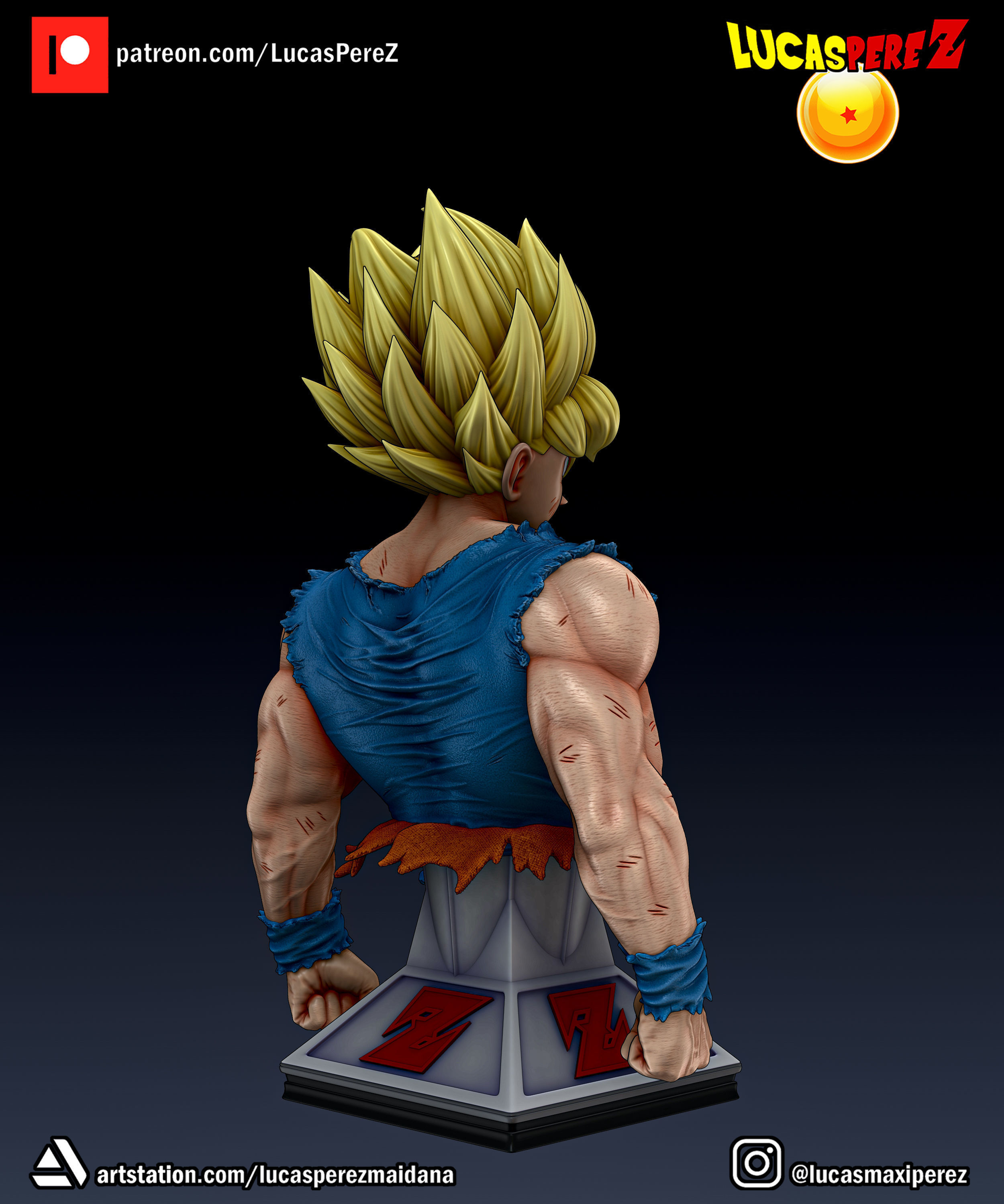 GOKU NAMEK  3D print model_31