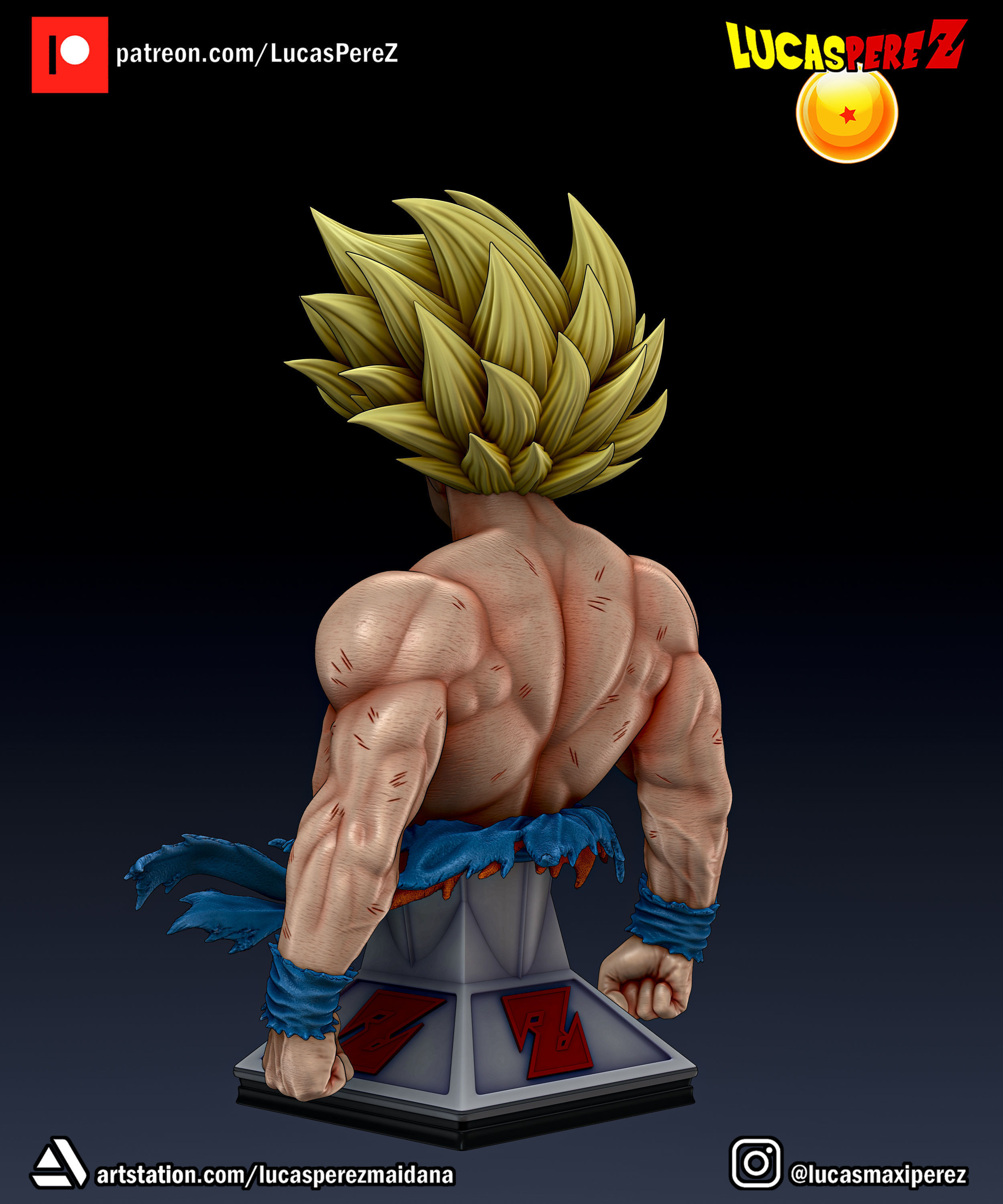 GOKU NAMEK  3D print model_21